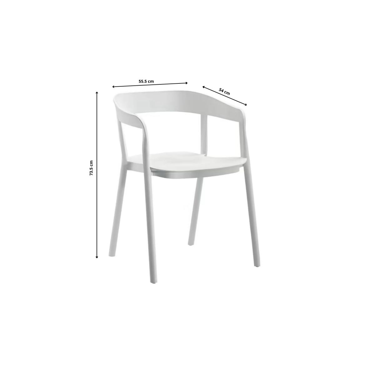 Zion - Dining Chair - White - Set of 4 – image 2