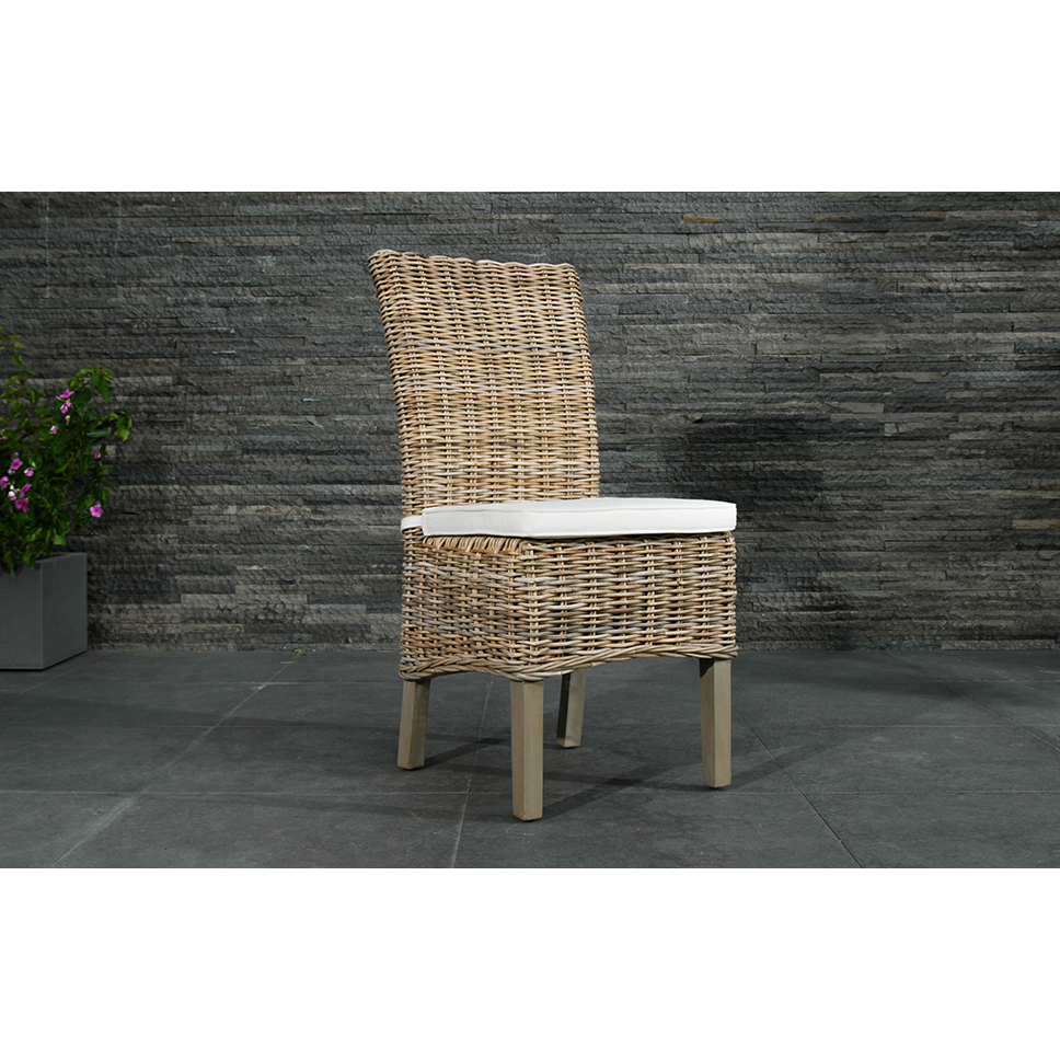 Maya - High Back Rattan Chair - Natural – image 6