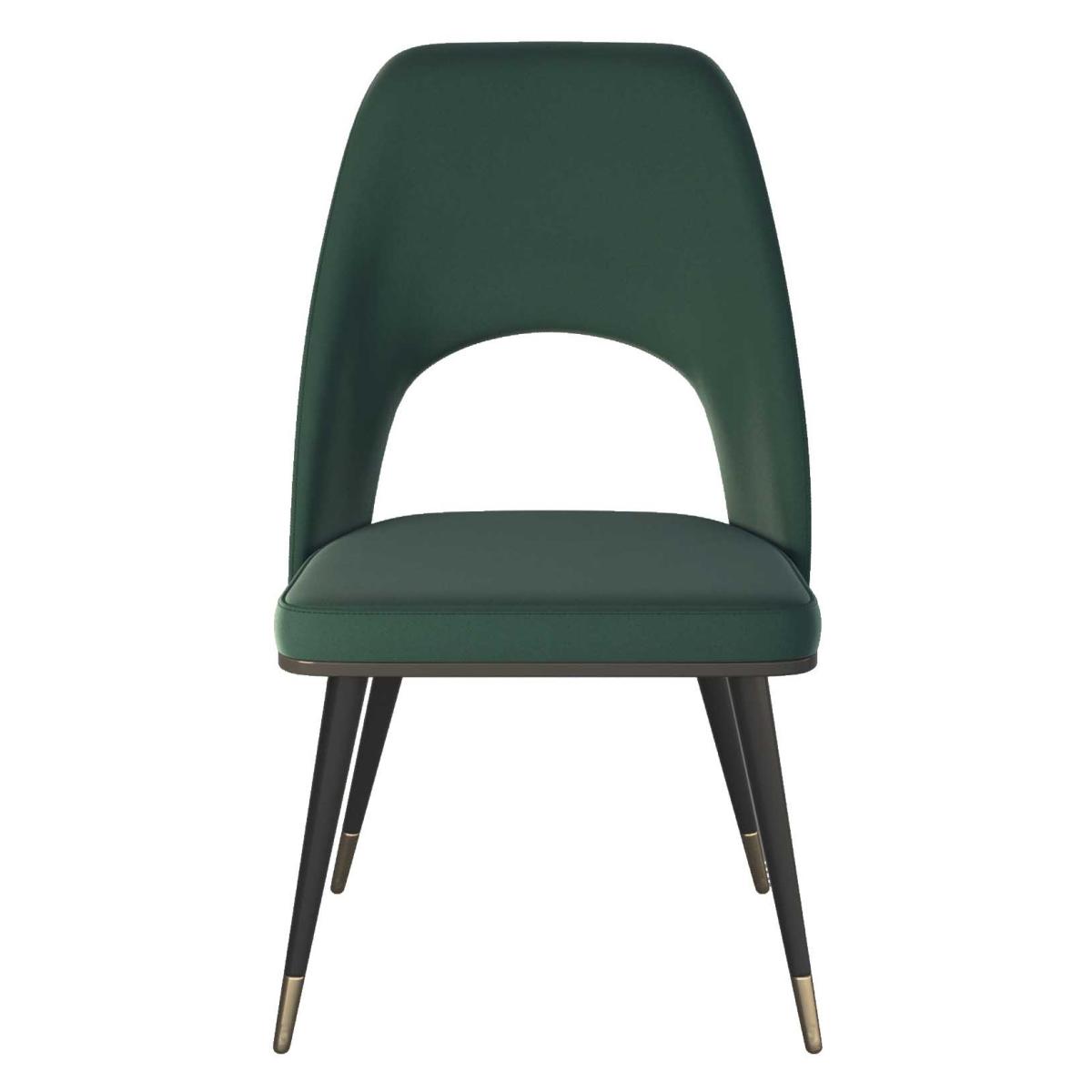 HND Sophie Black/Gold Dining Chair - Velvet Seat - Royal Blue Velvet – image 4