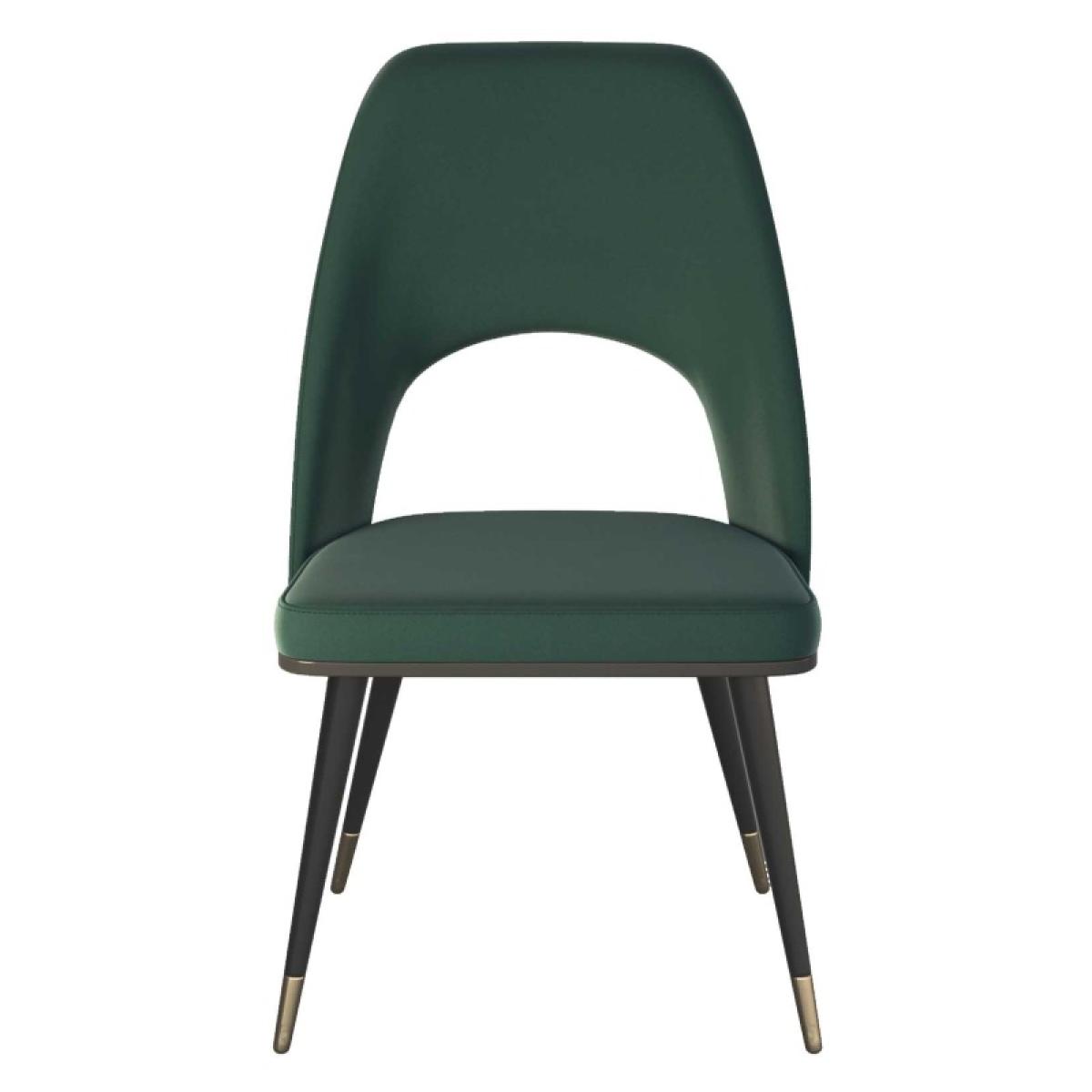 HND Sophie Black/Gold Dining Chair - Velvet Seat - Royal Blue Velvet – image 10