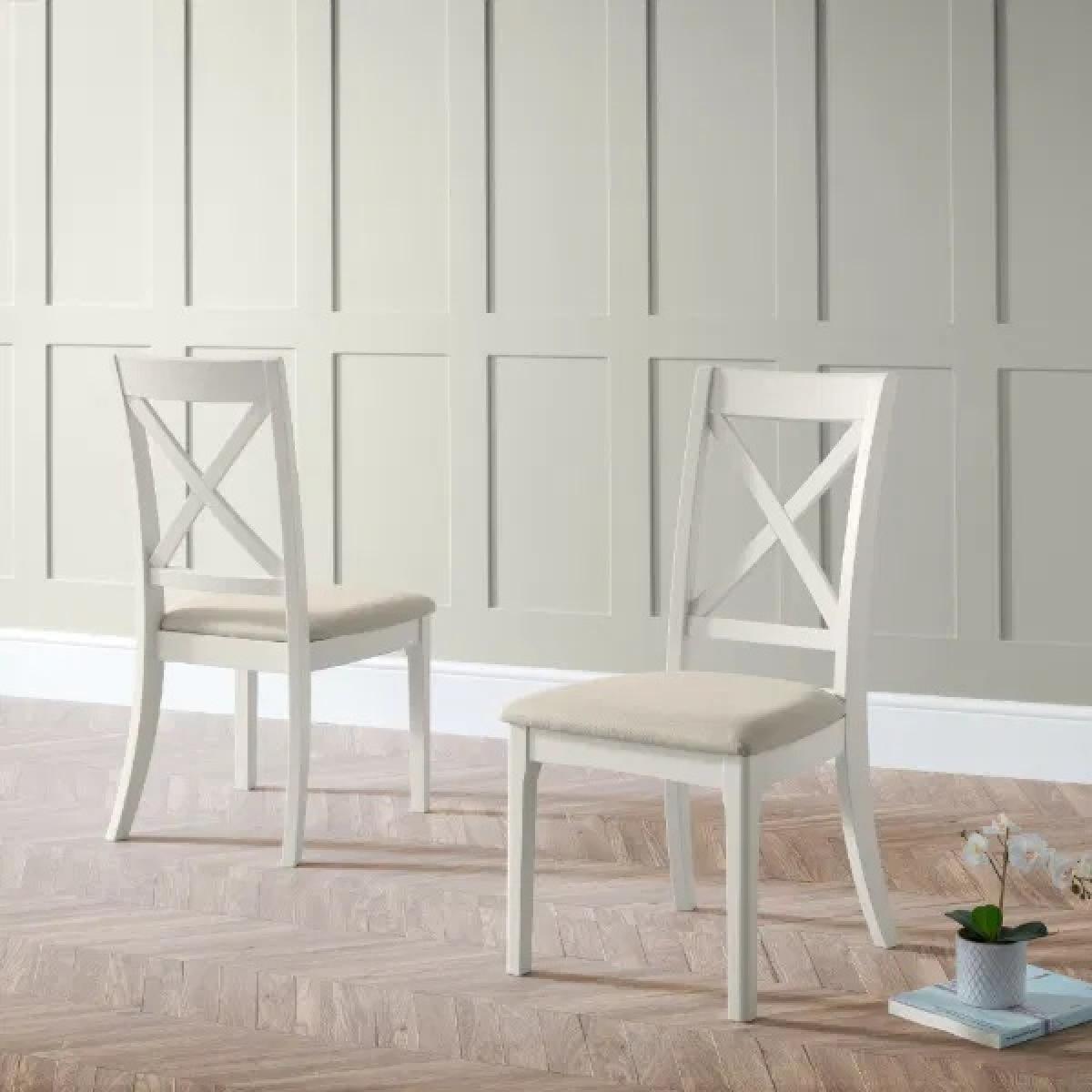 Julian Bowen Provence Dining Chair In Grey/Oak – image 4
