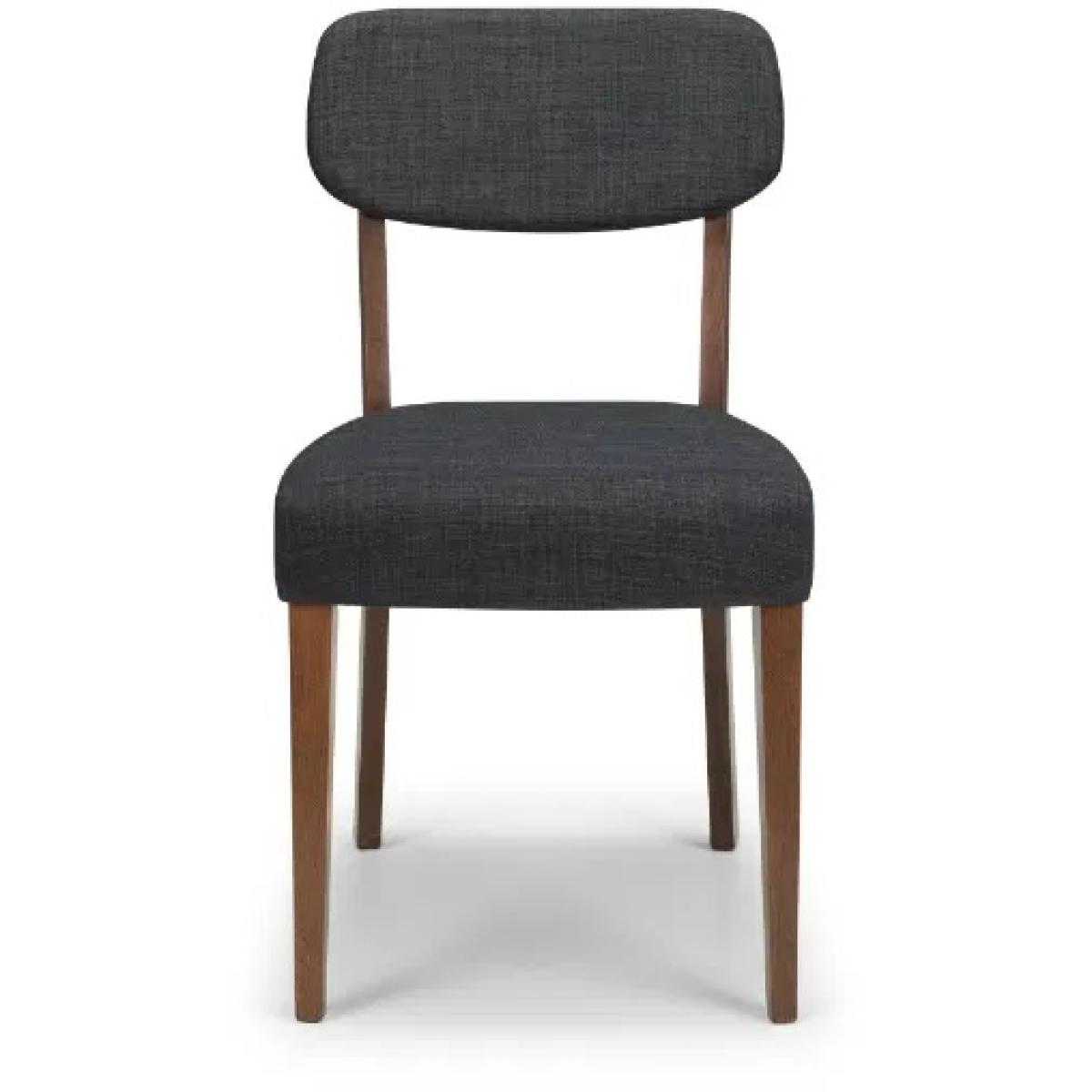 Julian Bowen Farringdon Chair In Walnut/Grey – image 2