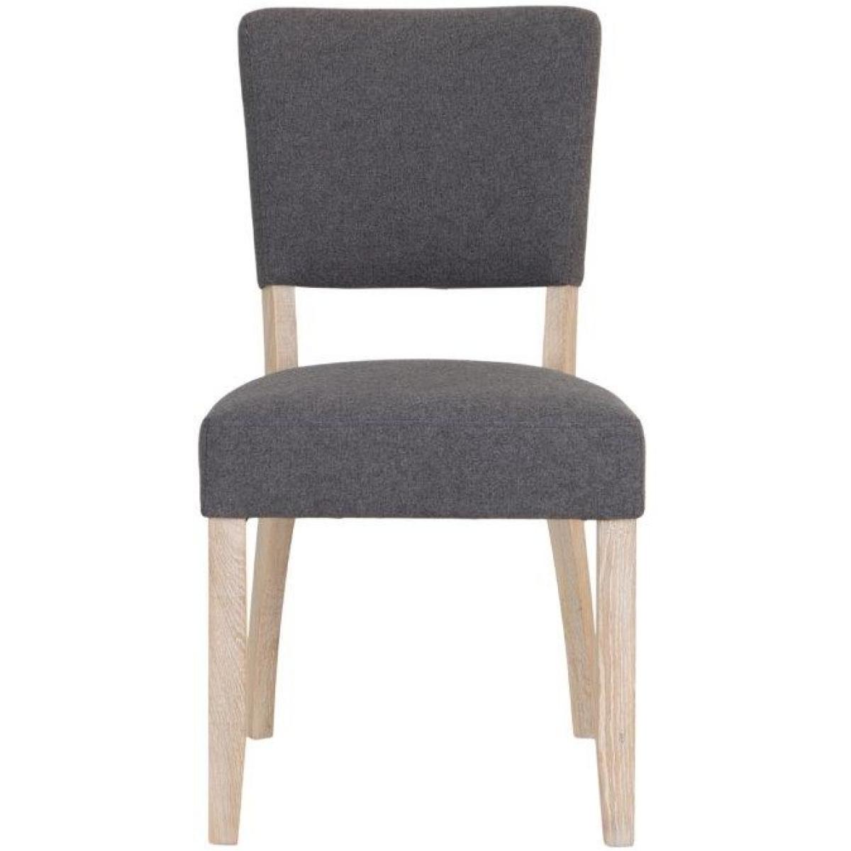 Clevedon Fabric Dining Chair - Grey – image 2