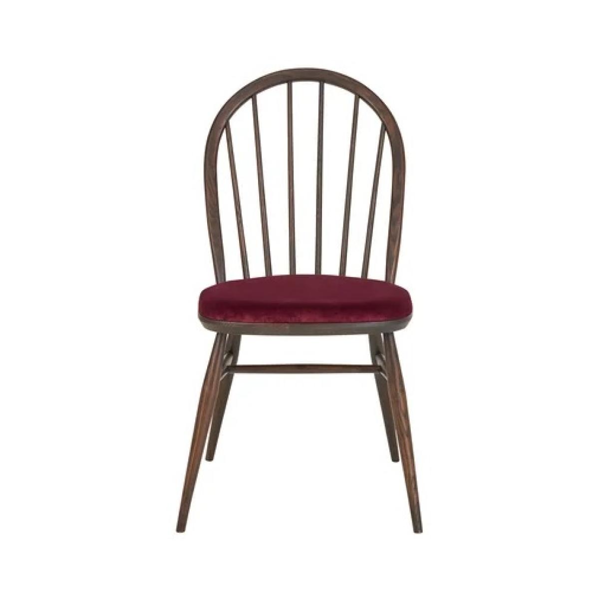 Ercol Windsor Upholstered Dining Chair - Fabric Grade C – image 2