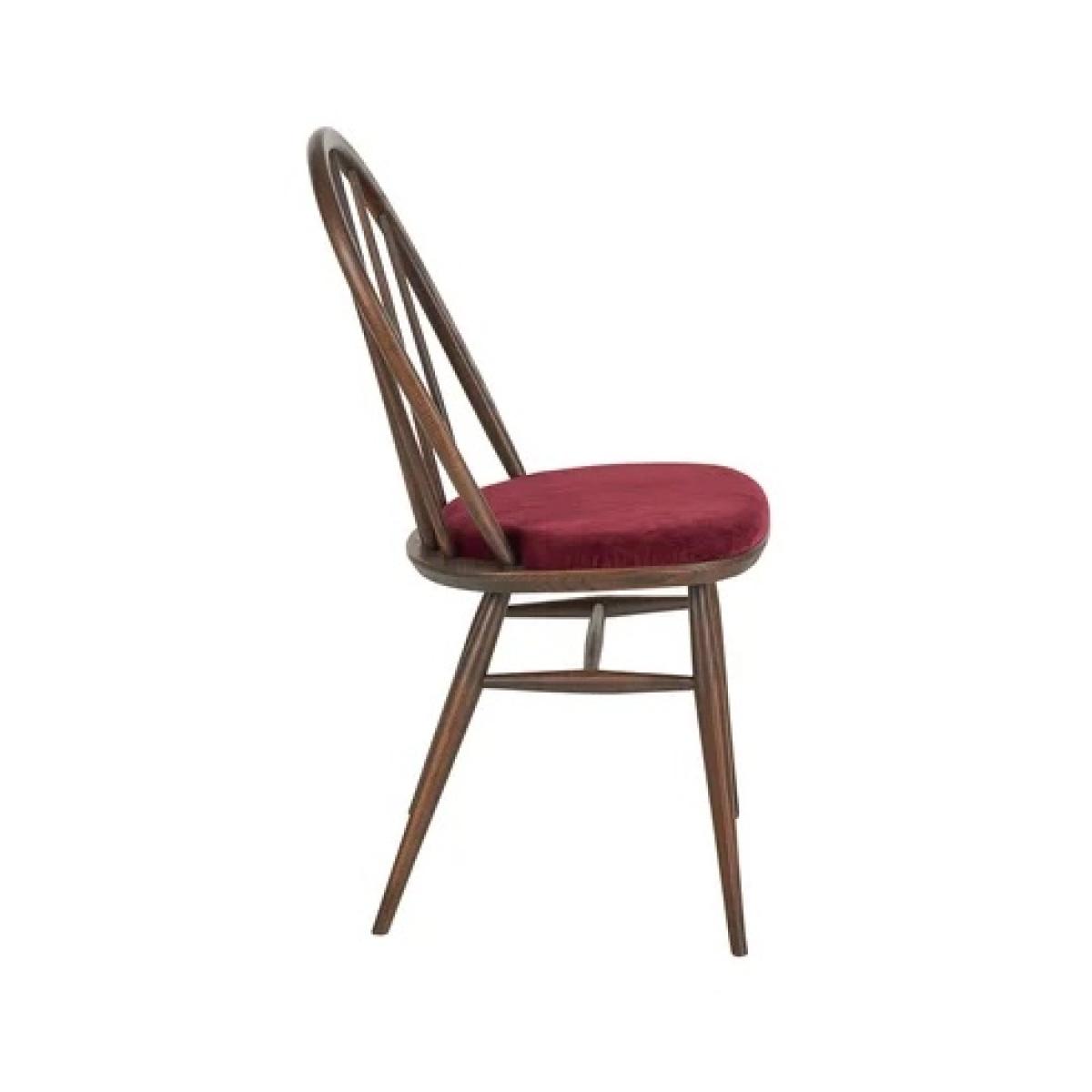 Ercol Windsor Upholstered Dining Chair - Fabric Grade C – image 6