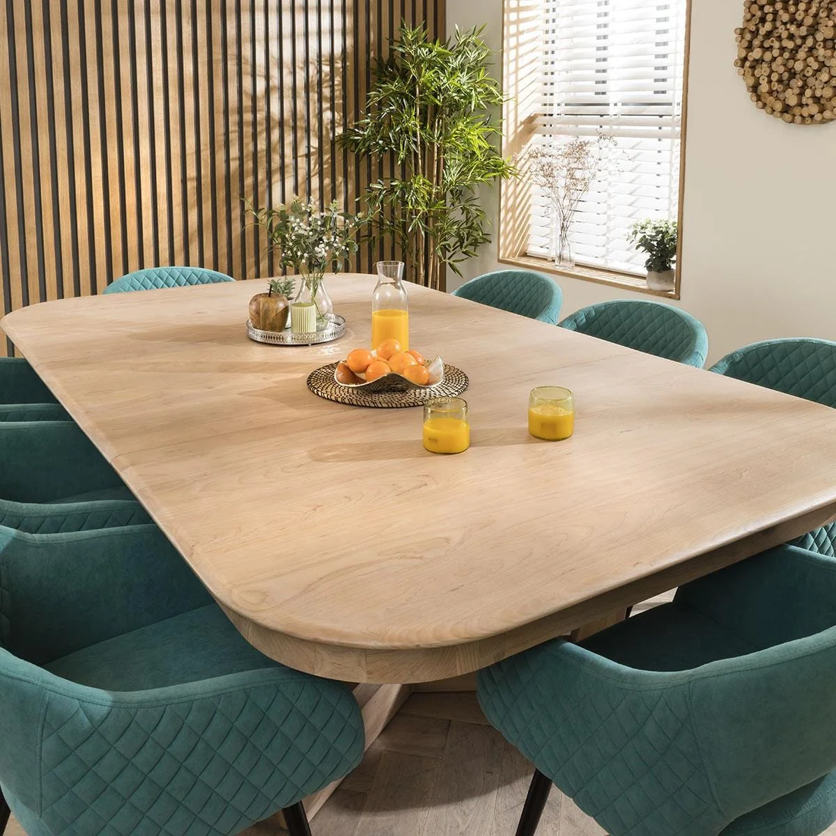 Lucy Velvet Carver Dining Chair with Arms Teal – image 5
