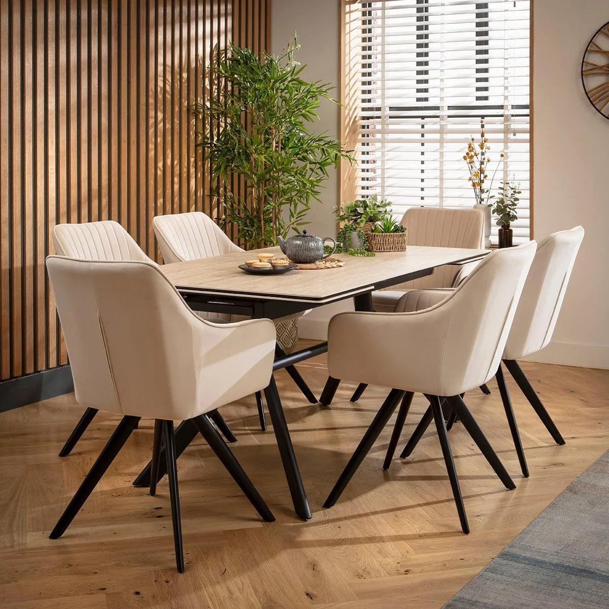 Modern Swivel Velvet Kitchen Dining Room Chair with Arms Mink – image 4