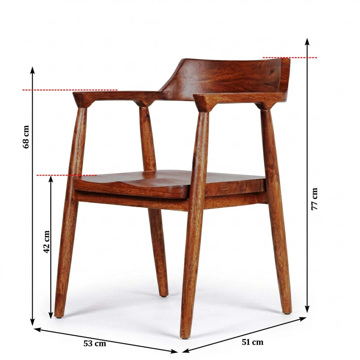 Langford Dining Chair - Brown – image 2