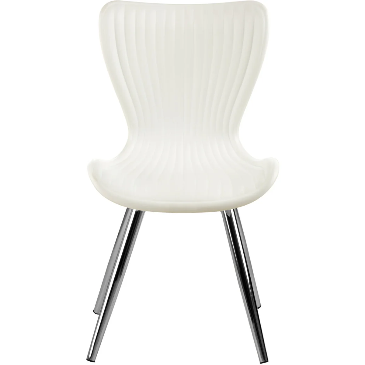 Stockholm White  Textured Dining Chair - White – image 2