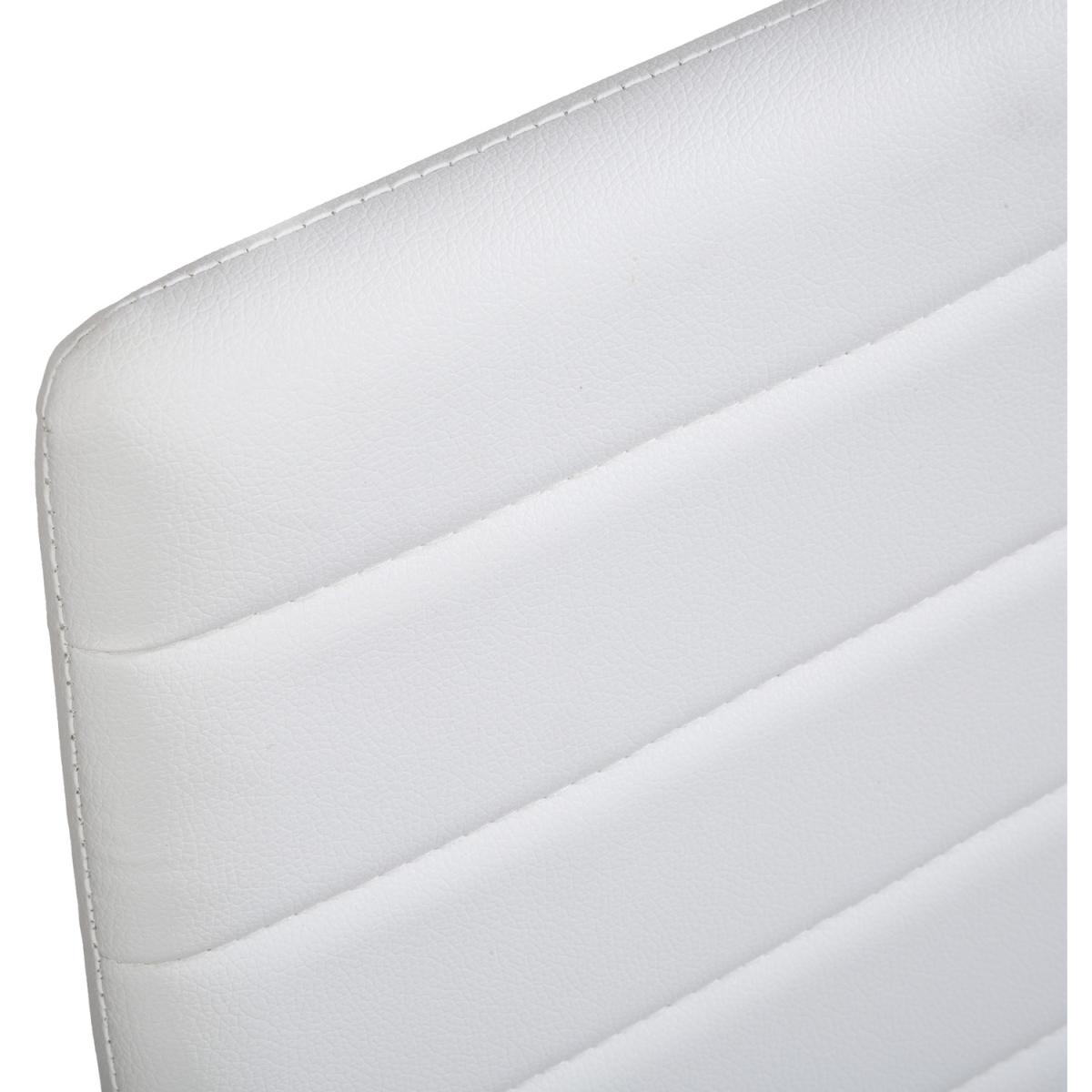 Synthetic Leather Dining Chairs  Set Of 4 - White – image 4