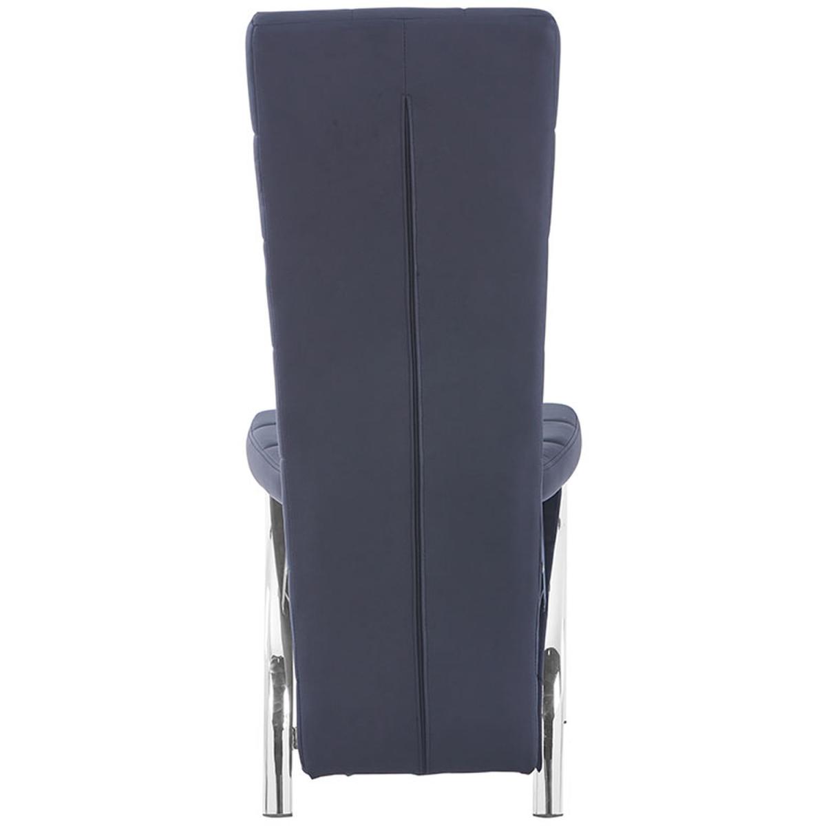 Black PU Dining Chair Set of 4 - Black – image 2