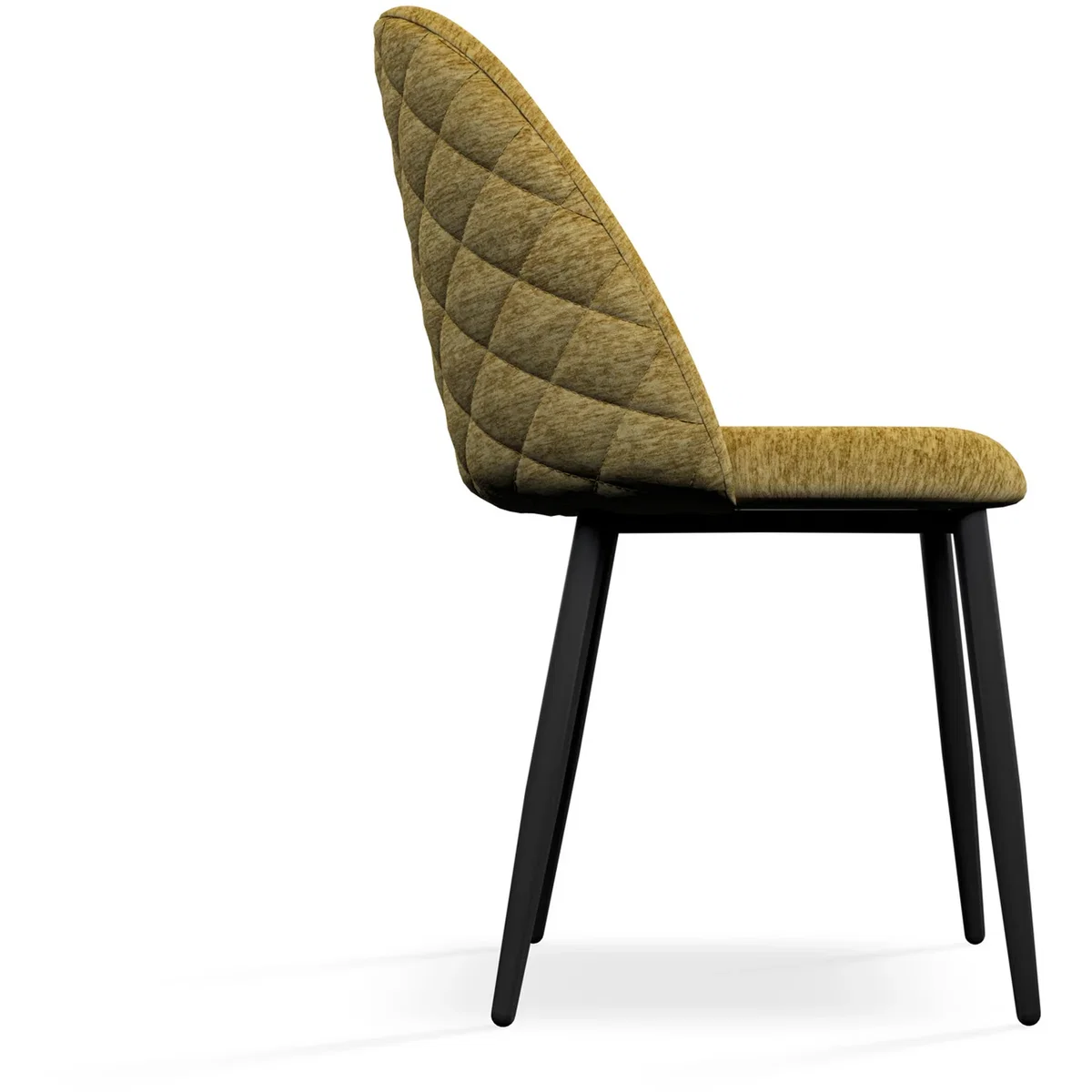 Raye Velvet Upholstered Dining Chairs Set of 6 - Grey – image 6
