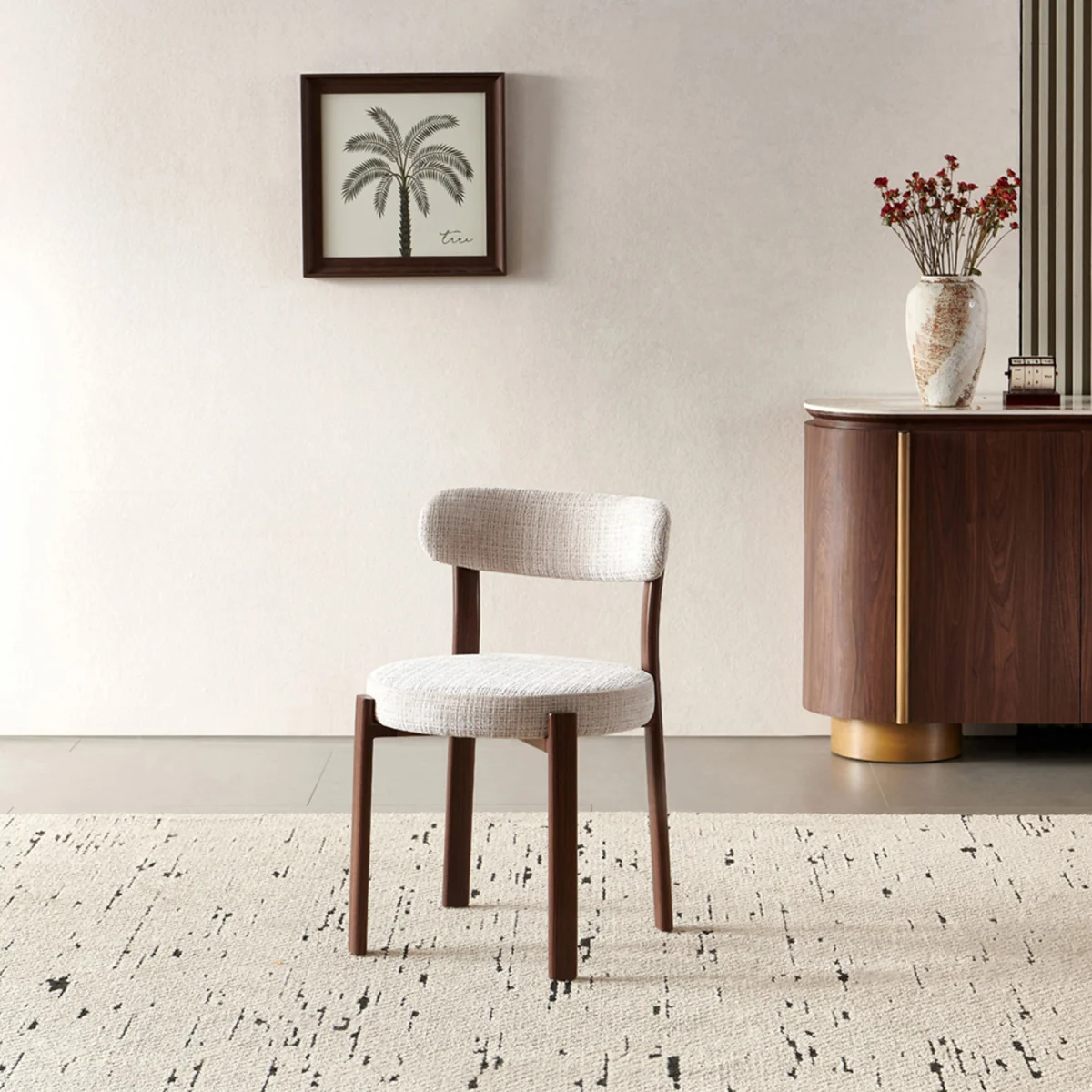 Pair of Thea Dining Chairs - Beige – image 1
