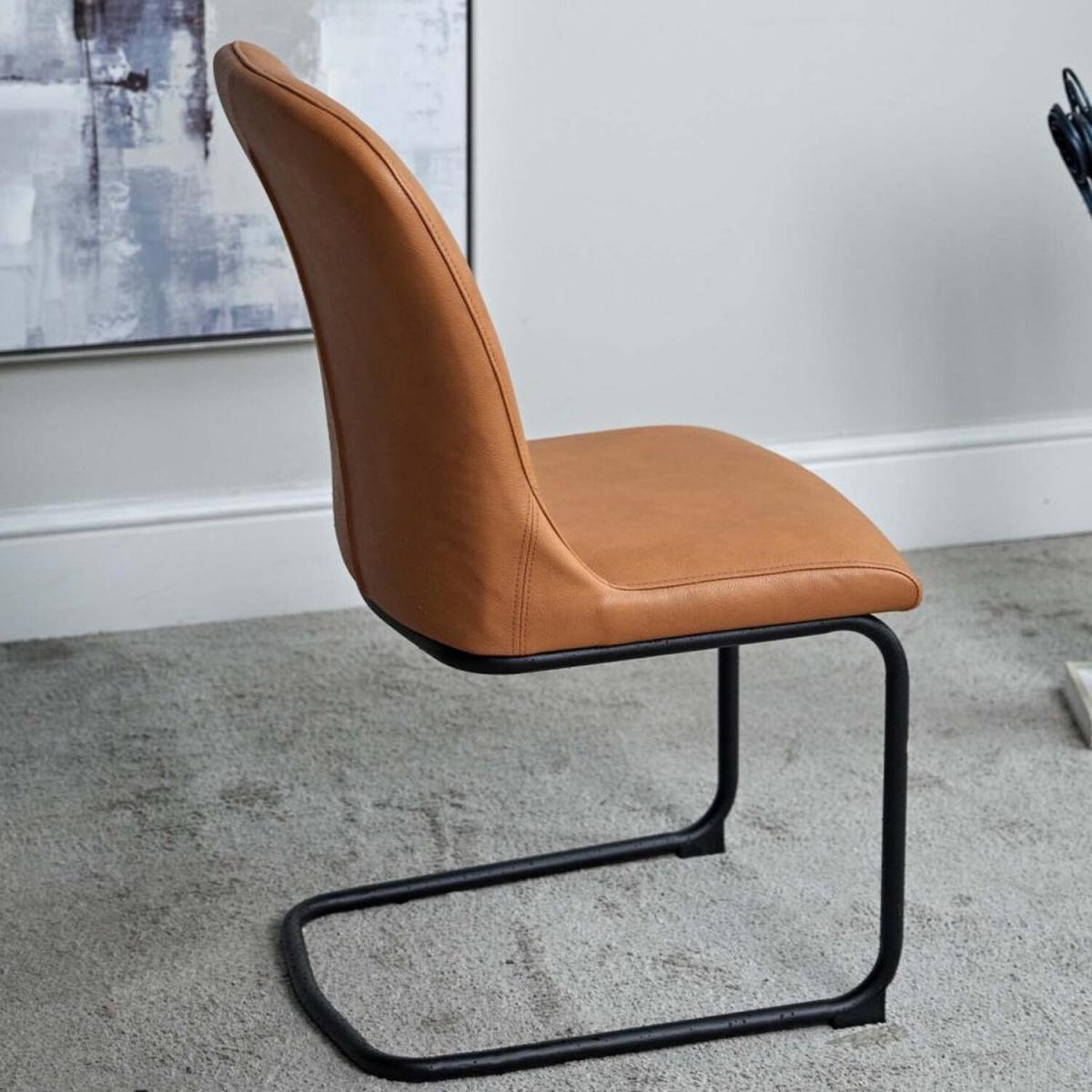 Set of 2 Firenza Dining Chairs - Tan – image 3