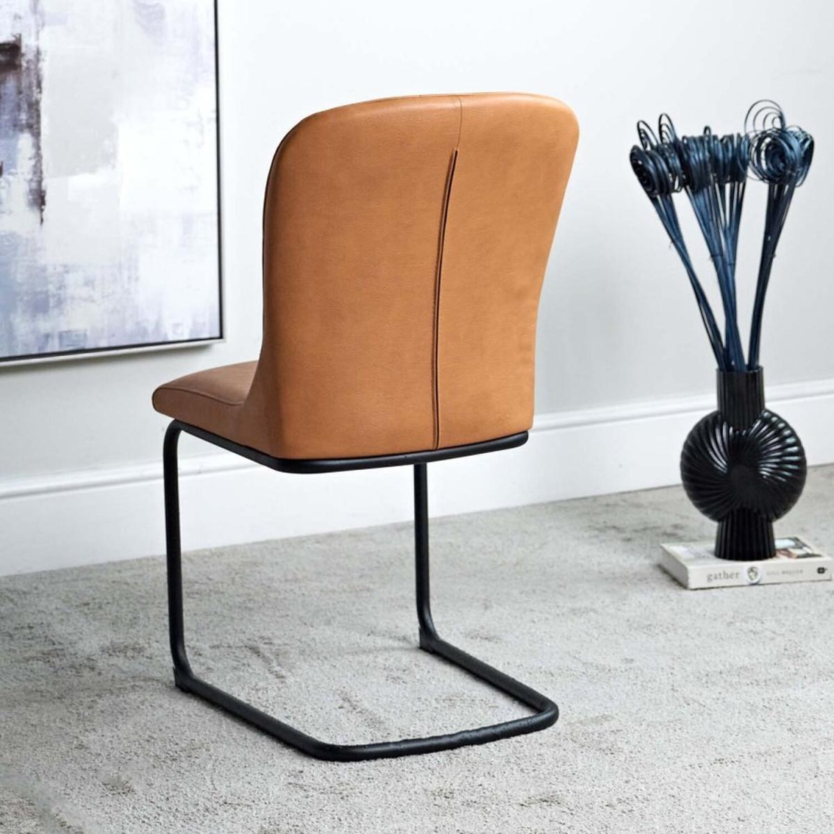 Set of 2 Firenza Dining Chairs - Tan – image 7