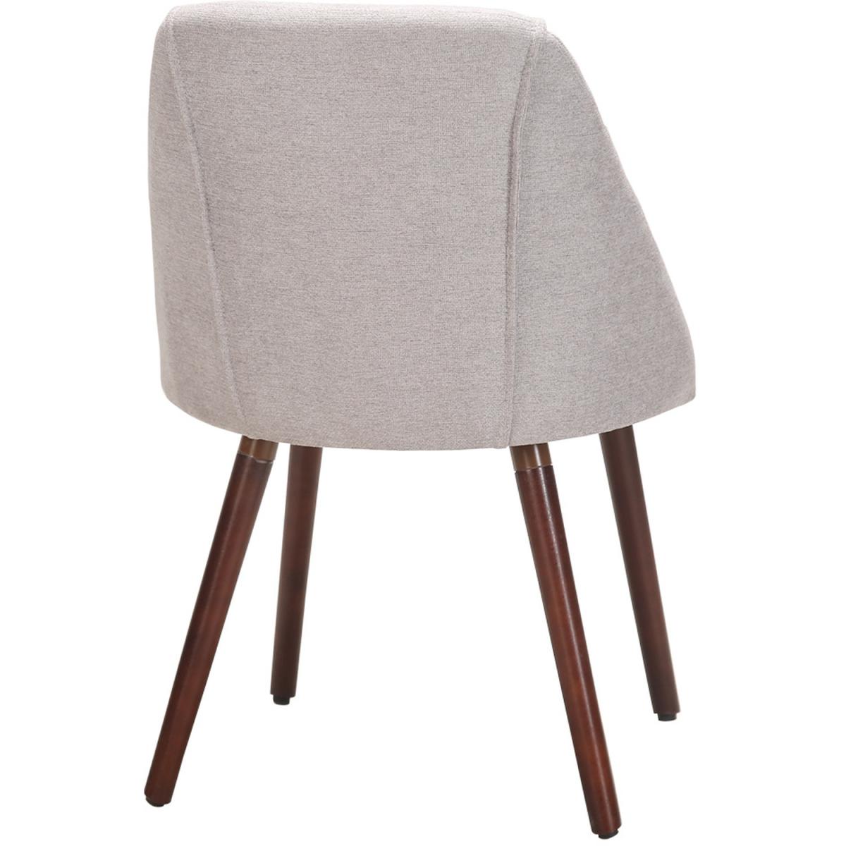 Fabric Side Dining Chair - Light Grey – image 2