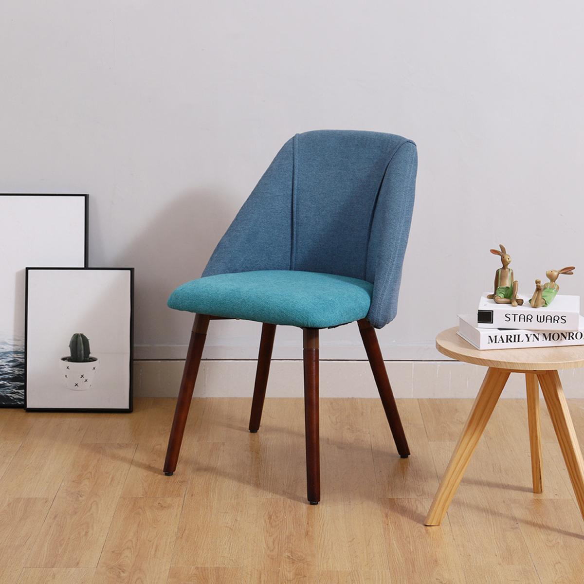 Fabric Side Dining Chair - Light Grey – image 12