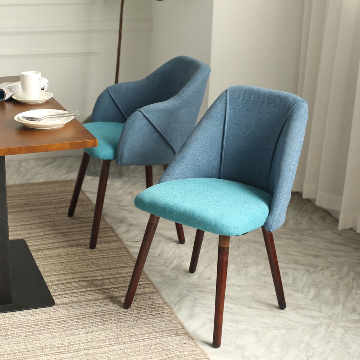 Fabric Side Dining Chair - Light Grey – image 13