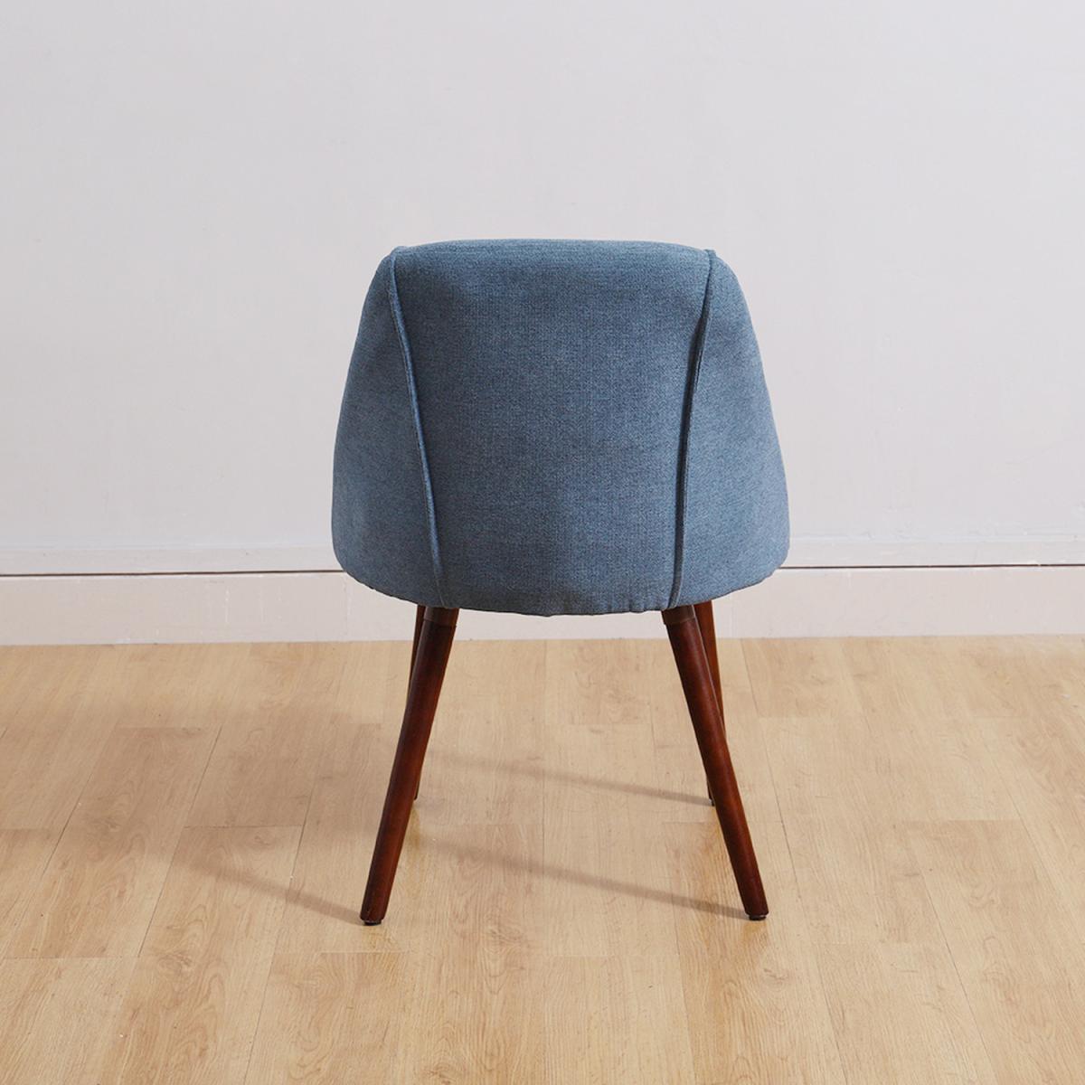 Fabric Side Dining Chair - Light Grey – image 8