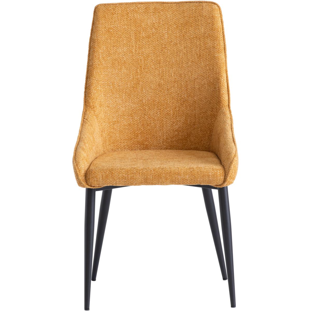 Mustard Charlotte Dining Chair - Gold – image 2