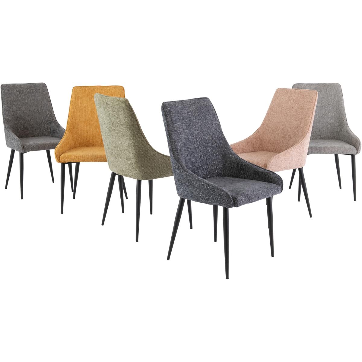 Mustard Charlotte Dining Chair - Gold – image 3