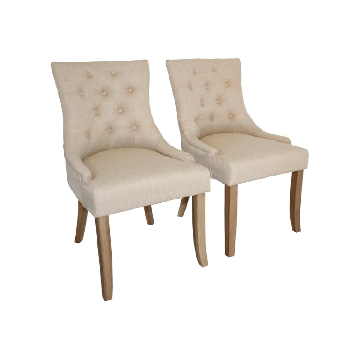 Bradley Dining Chairs - Set of 2 - Beige