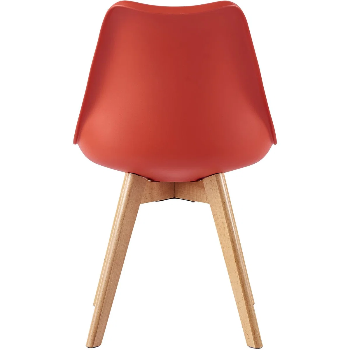 Dining Chairs Designer Chairs Wooden Home Office Commercial EVA - Red – image 14