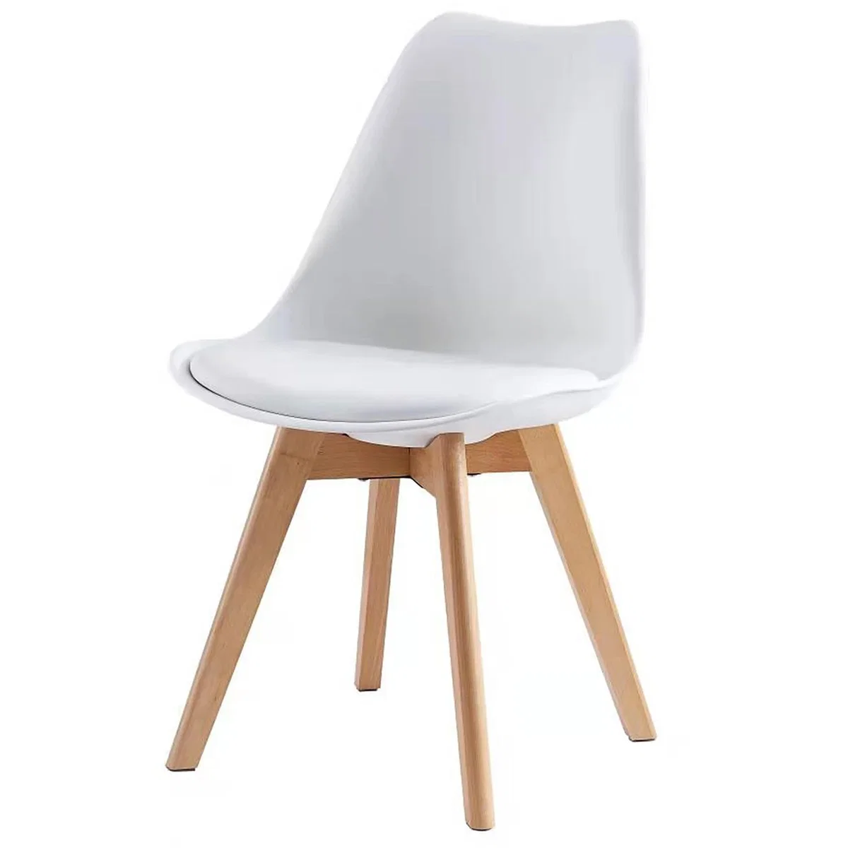 Dining Chairs Designer Chairs Wooden Home Office Commercial EVA - Red – image 15