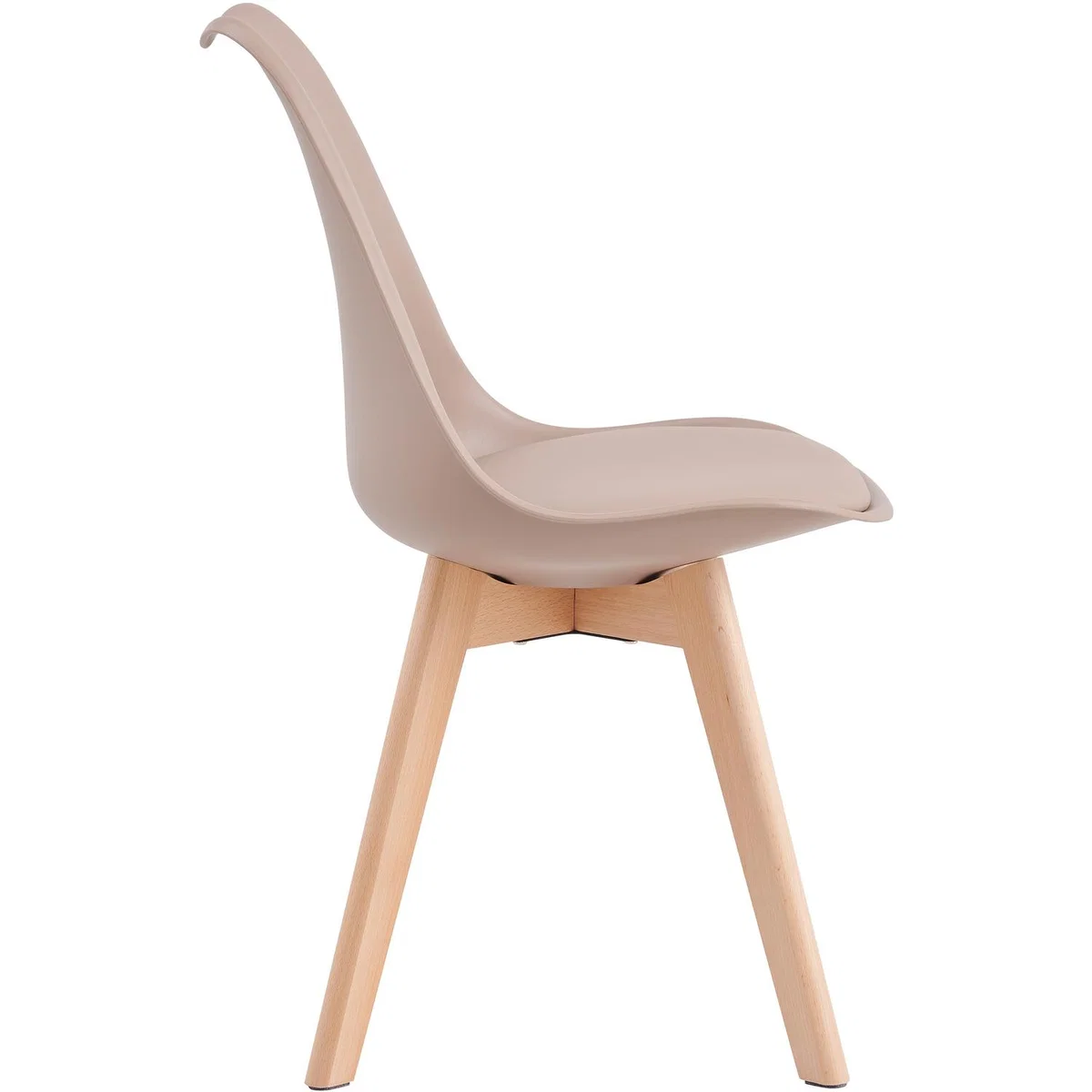 Dining Chairs Designer Chairs Wooden Home Office Commercial EVA - Red – image 37