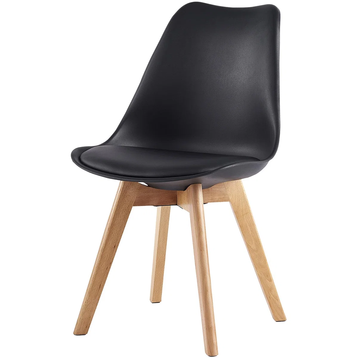 Dining Chairs Designer Chairs Wooden Home Office Commercial EVA - Red – image 8