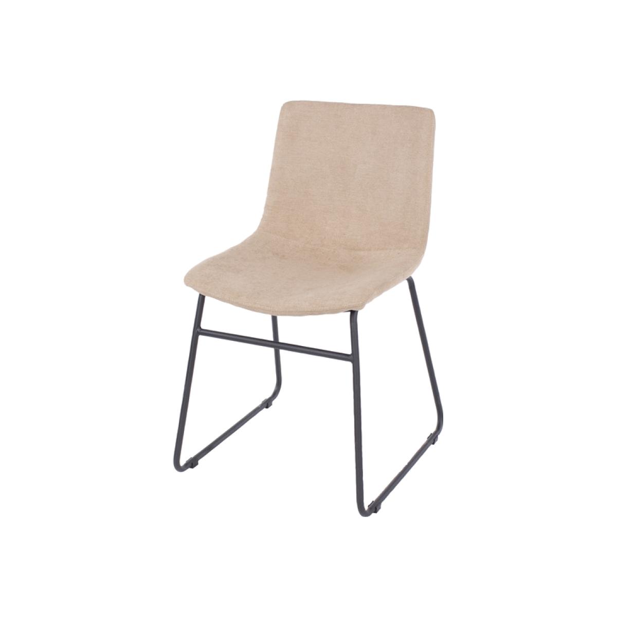 Aspen Fabric Upholstered Chairs With Metal Legs - Set Of 2 - Sand – image 1