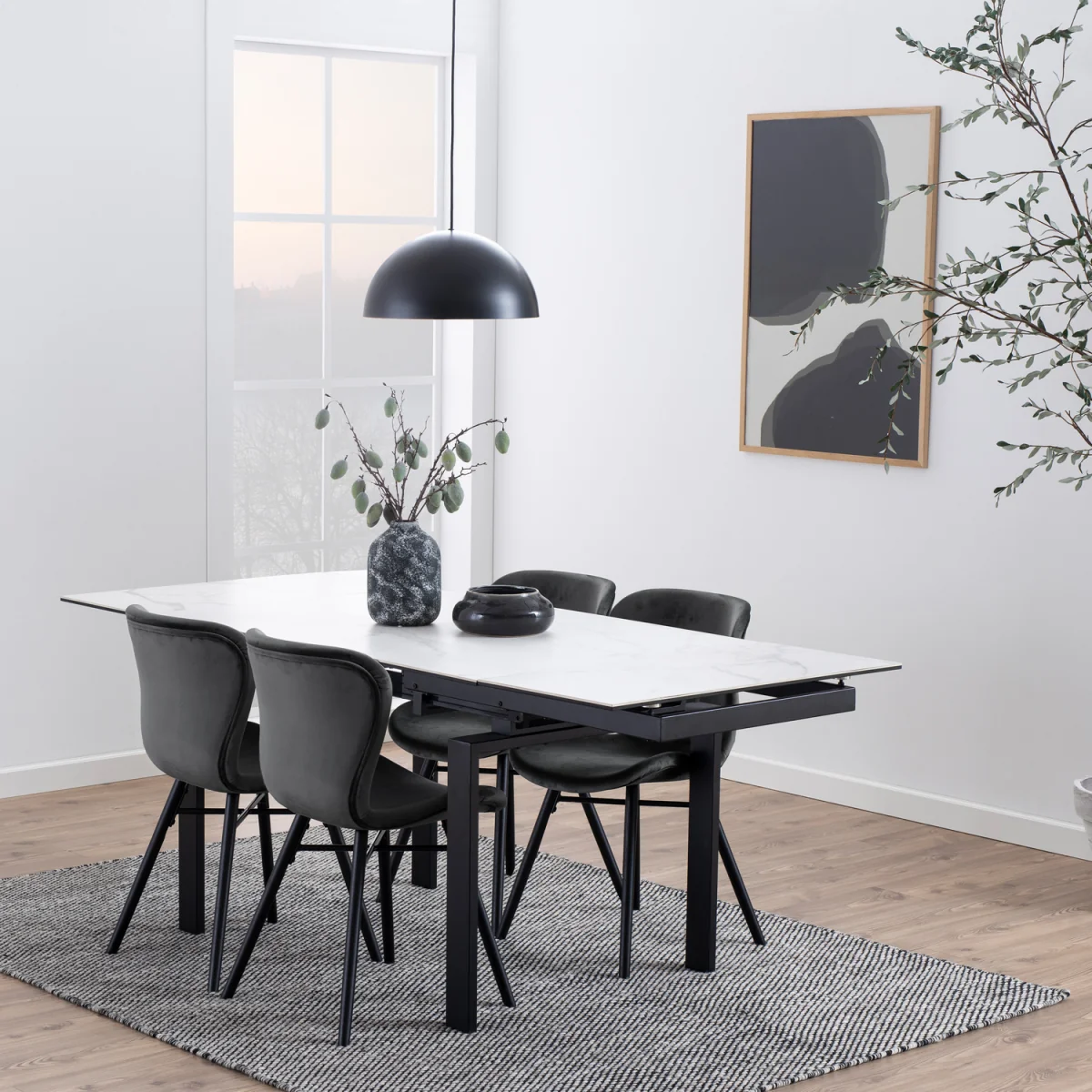 Batilda Dining Chair Set of 2 - Dark Grey – image 3