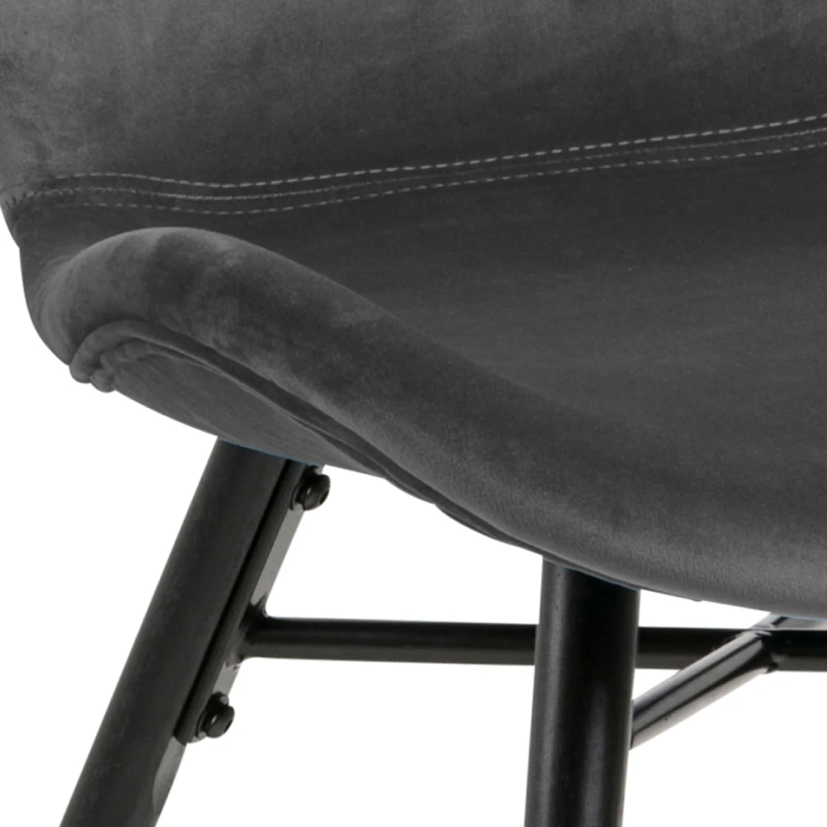 Batilda Dining Chair Set of 2 - Dark Grey – image 6