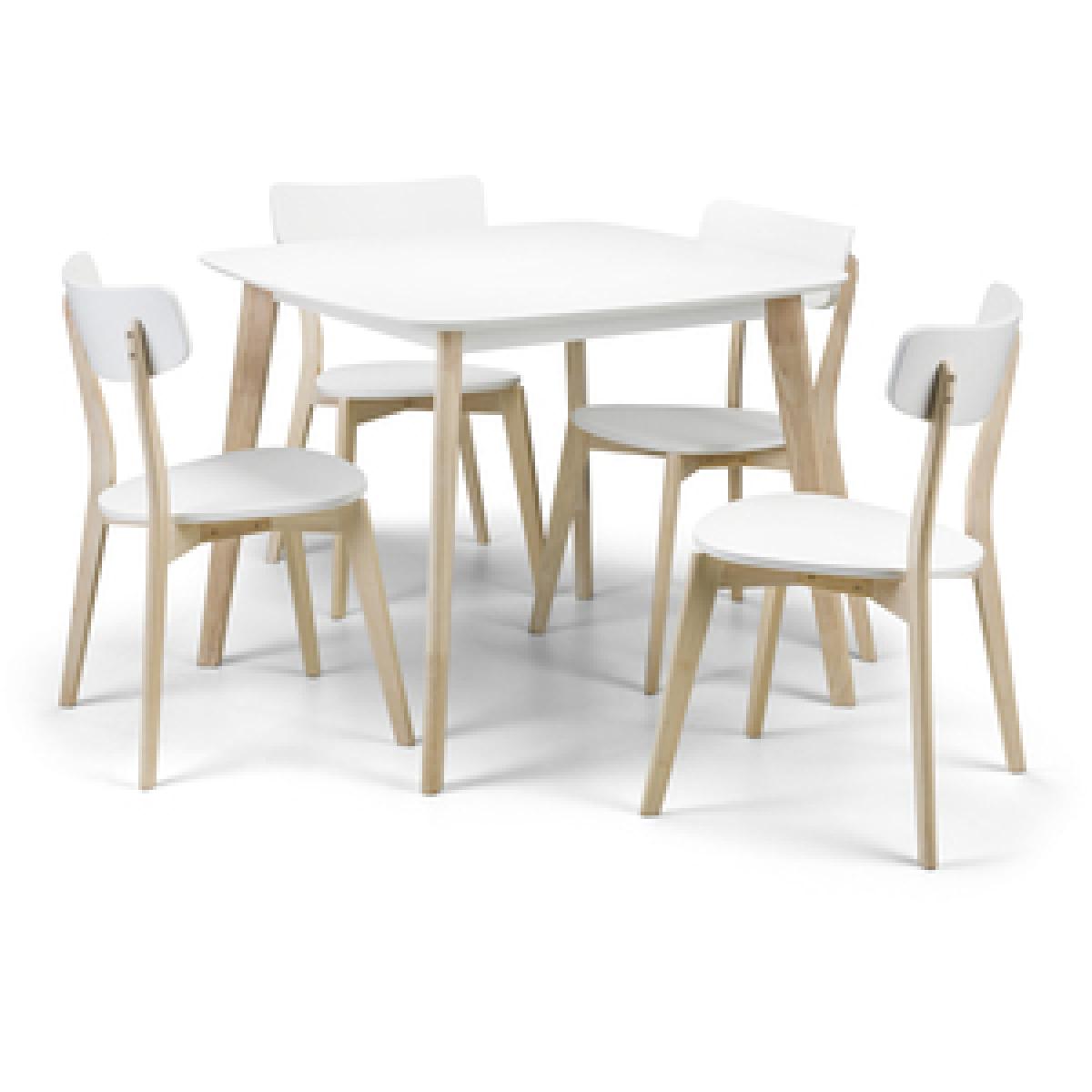 Set Of 2 Casa Chairs - White/Limed Oak – image 6