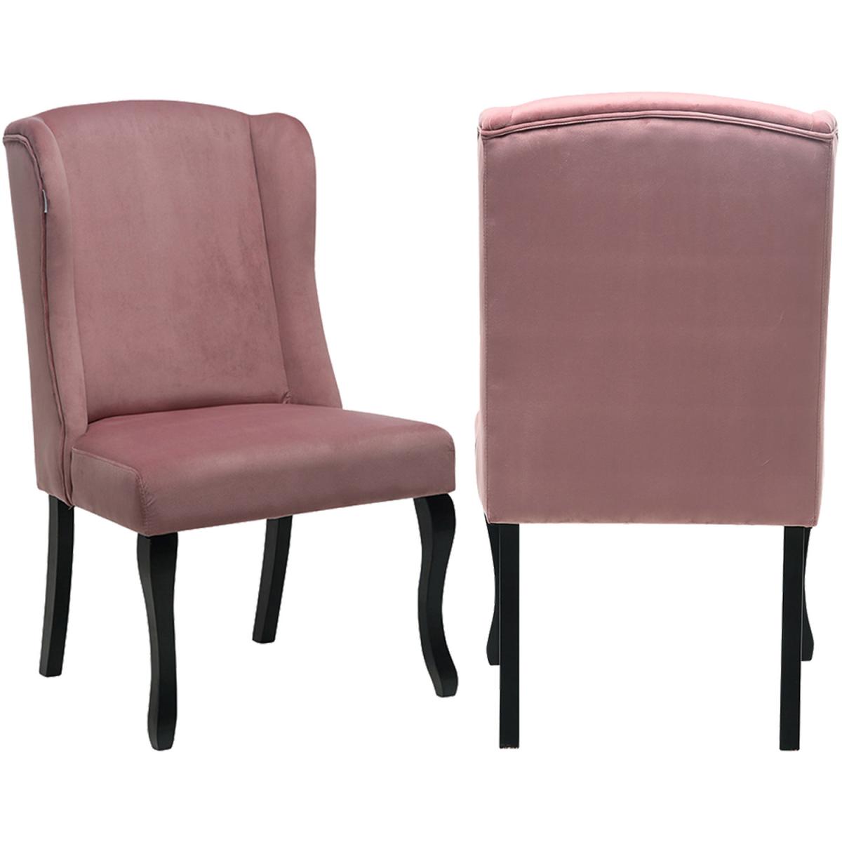 Velvet Dining Chair Set Of 2 - Brown – image 9