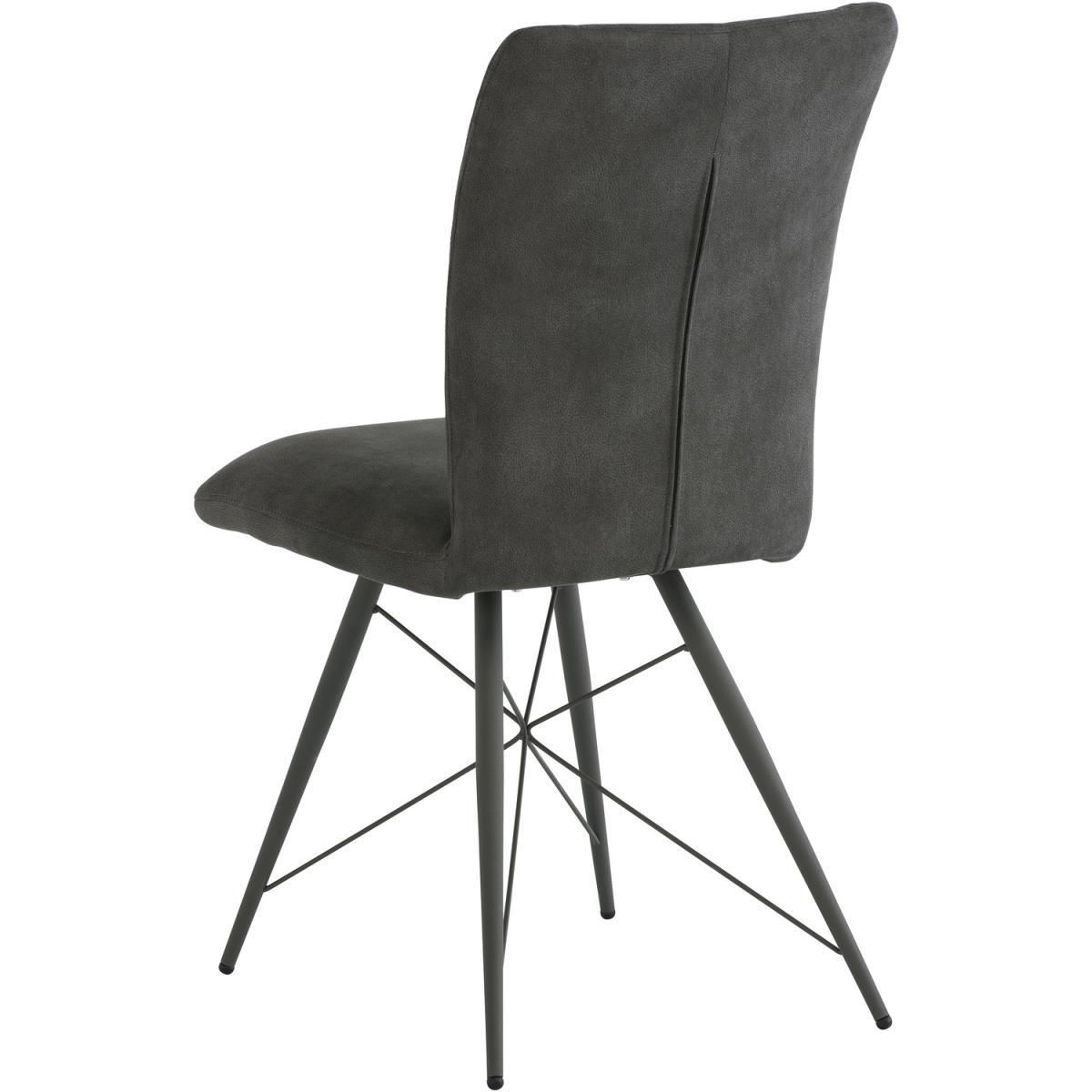 Grey Fabric Amalfi Dining Chair - Grey – image 5