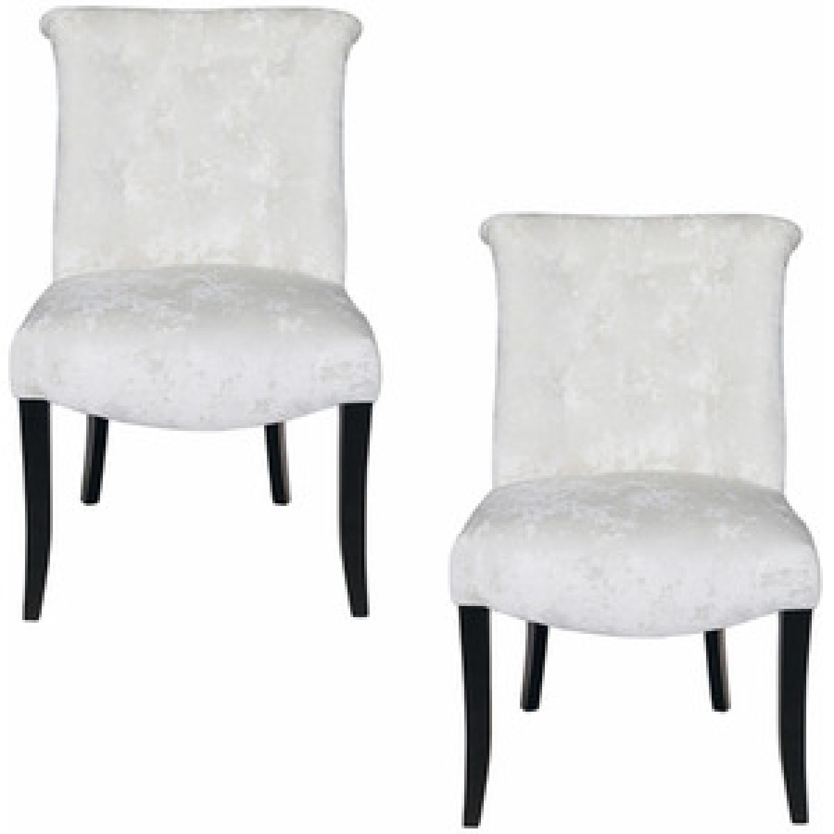 Crushed Velvet Dining Chair Sets of 2 - Green – image 13
