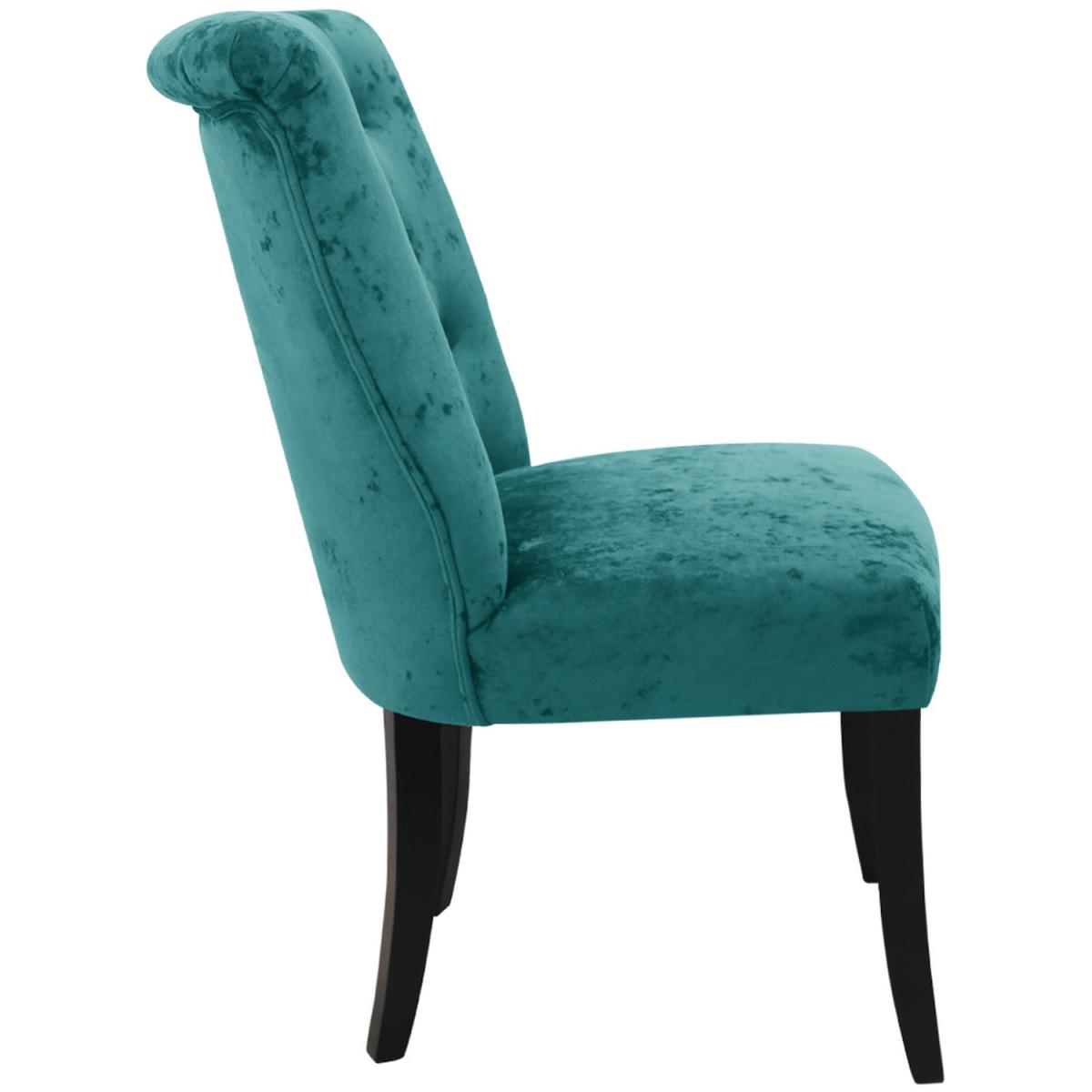 Crushed Velvet Dining Chair Sets of 2 - Green – image 4