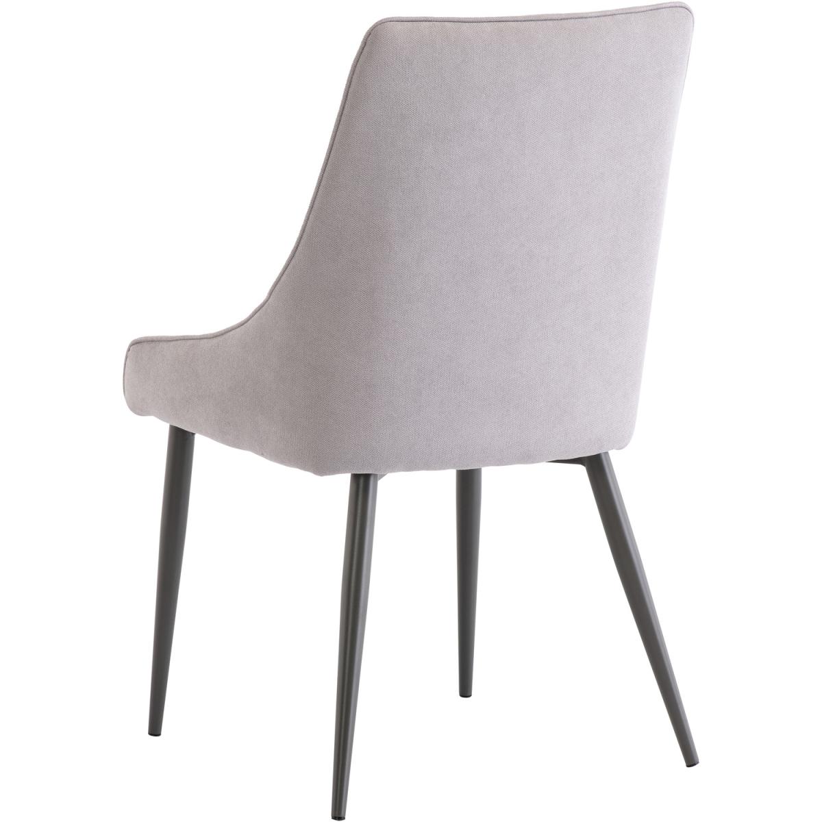 Grey Rimini Fabric Dining Chair - Grey – image 2
