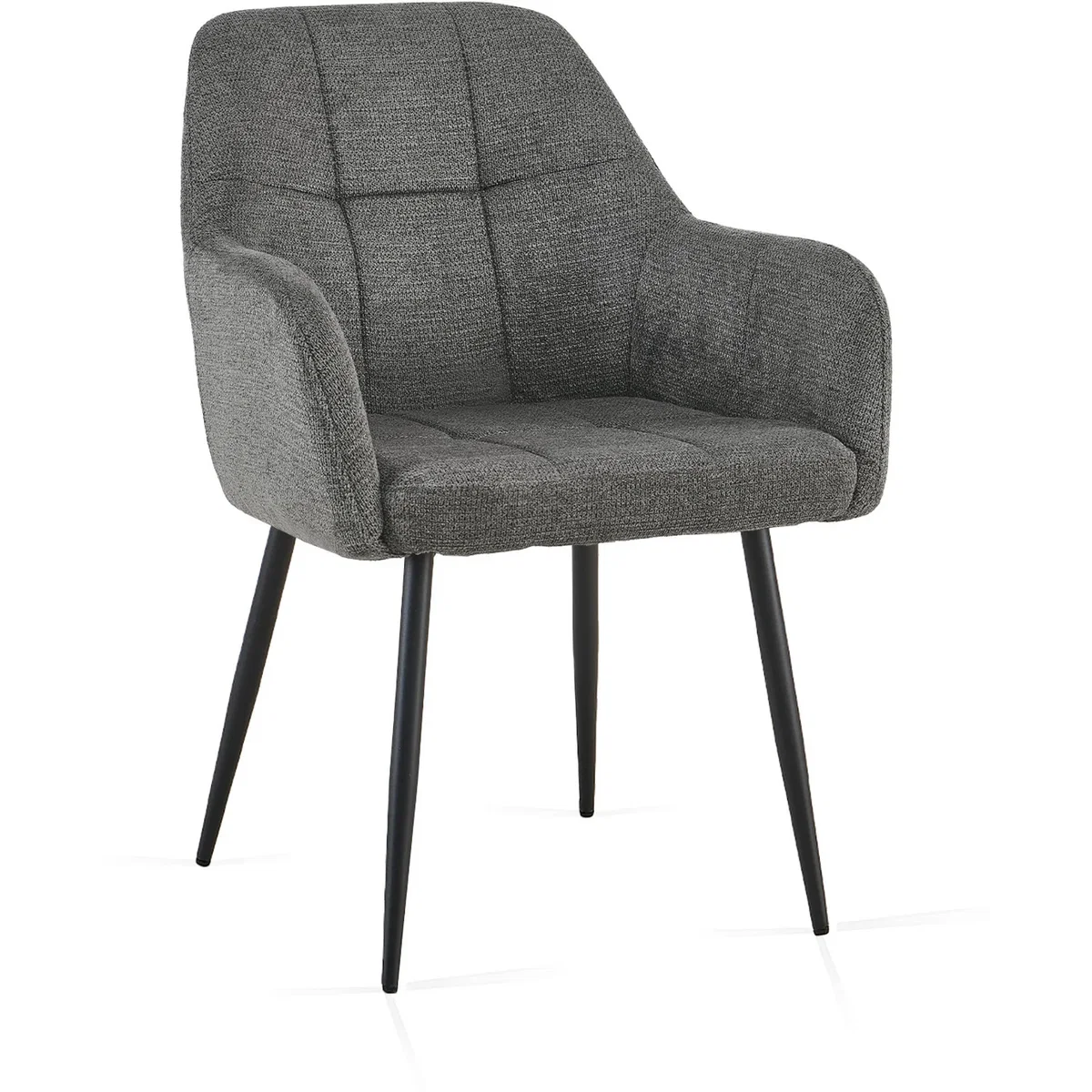 SONARA Modern Dining Chair - Plush Chenille Upholstery, Ergonomic Curved Back, Metal Cross Legs - Light Red – image 6