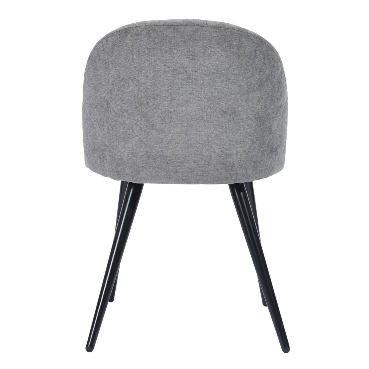 Set of 2 Dining Chairs With Round Backs Zomba Terry Fabric - Green – image 24