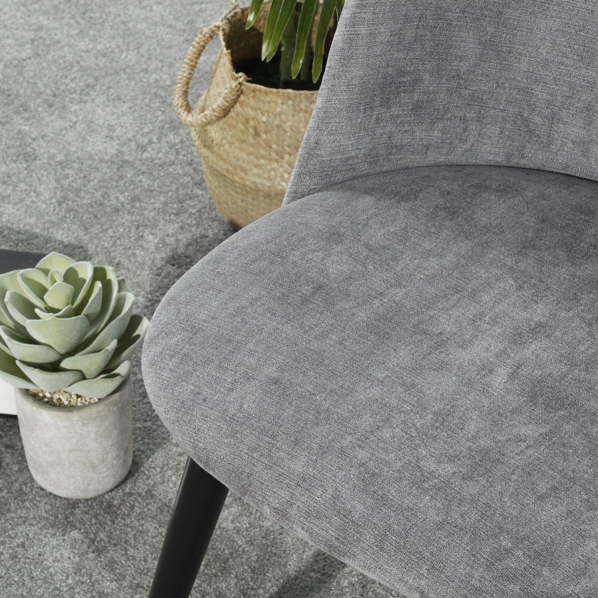 Set of 2 Dining Chairs With Round Backs Zomba Terry Fabric - Green – image 26