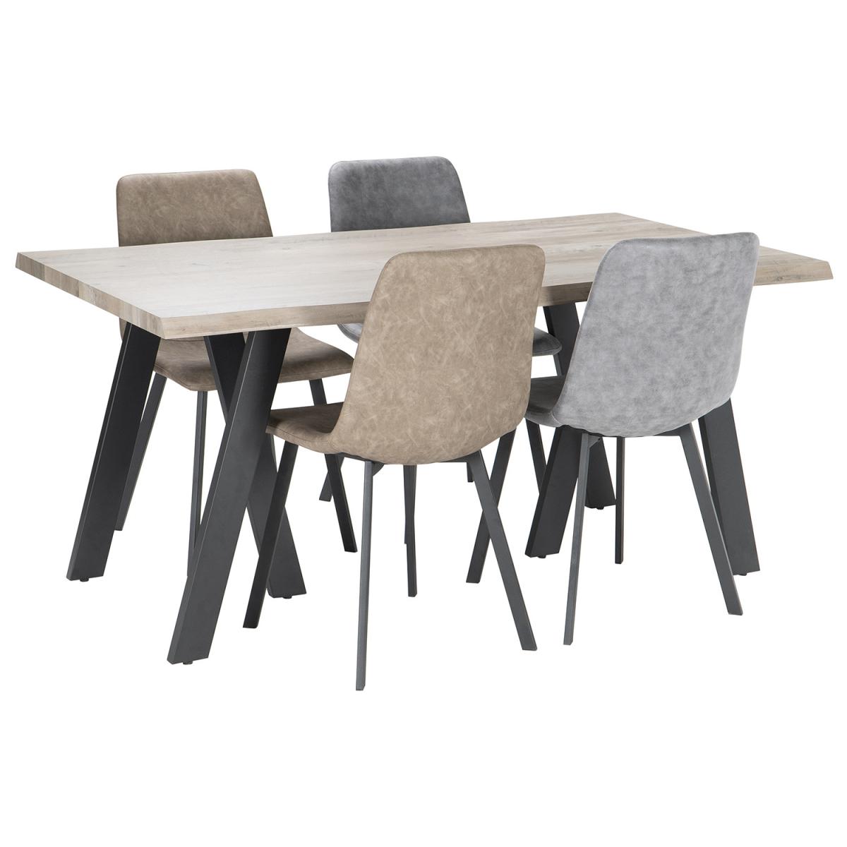 Pair of Ezra Dining Chairs - Brown – image 9