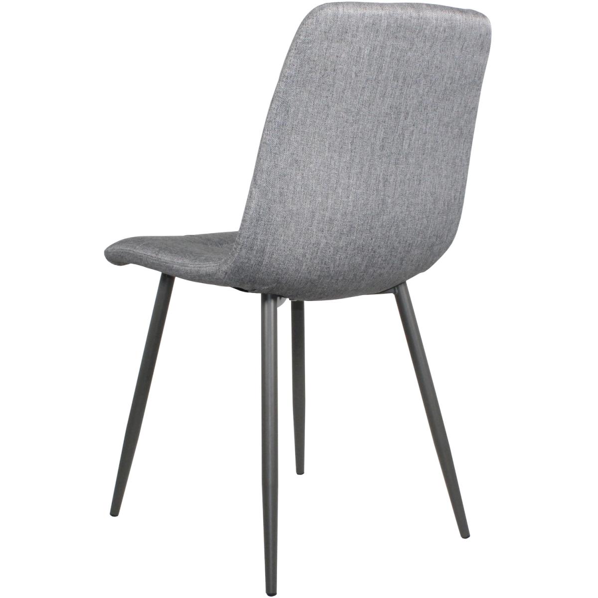 Set of 2 Orbit Dining Chairs - Light Grey – image 3