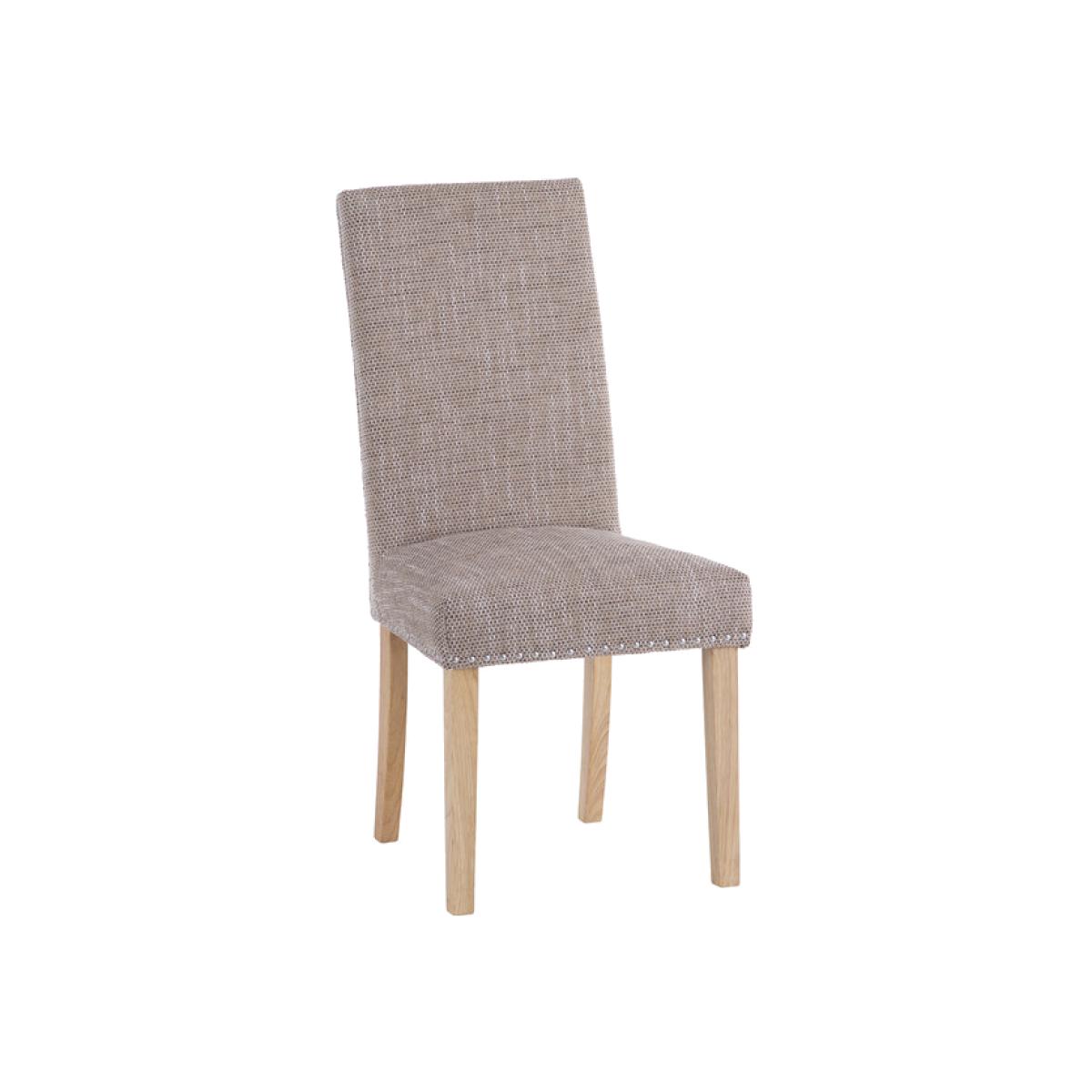 Pair of Formal Studded Dining Chair - Twill – image 1