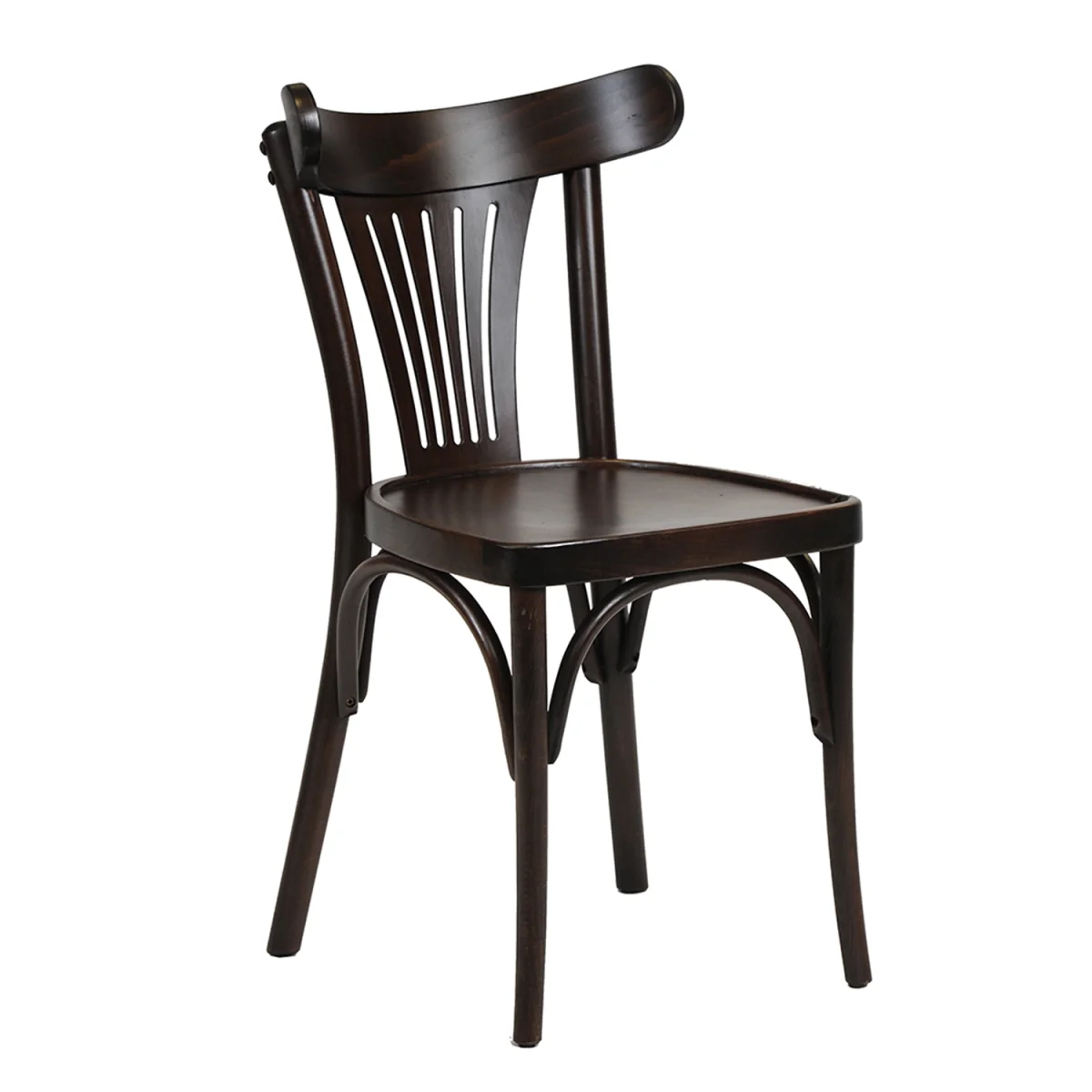 Pair of Bentwood Fan Back Dining Chairs - Wenge – image 2