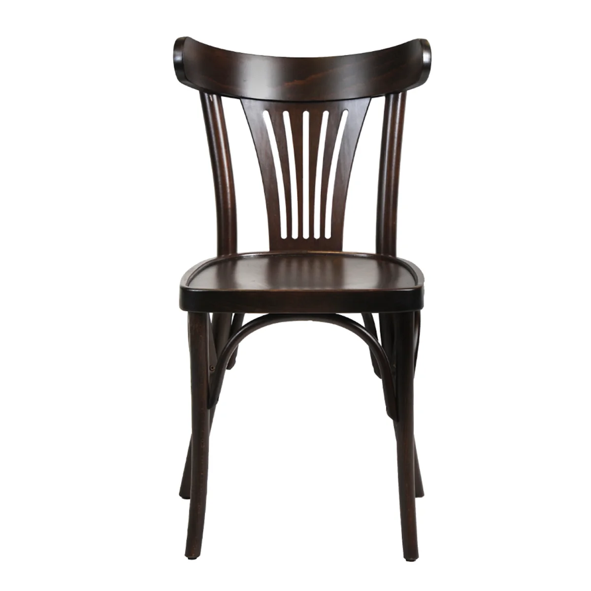 Pair of Bentwood Fan Back Dining Chairs - Wenge – image 3