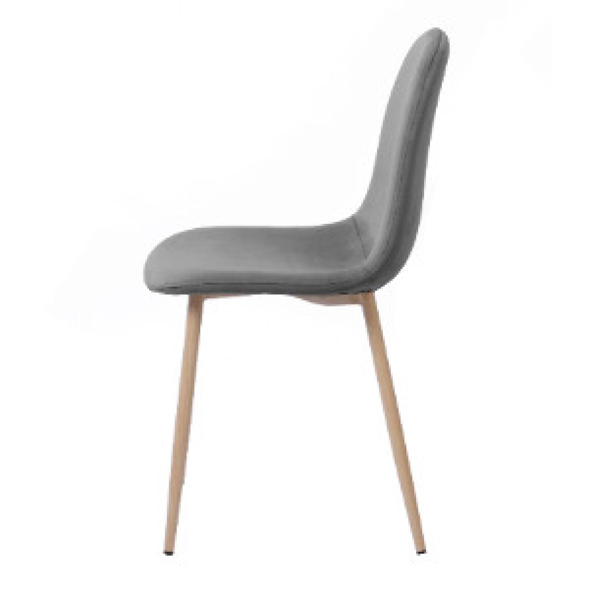 Pair of Velvet Molly Chairs - Blush – image 7