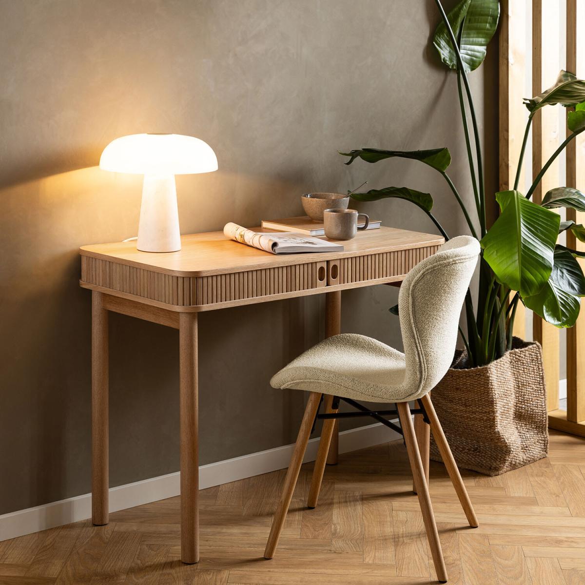 Ste of 2 Batilda Dining Chairs - Cream