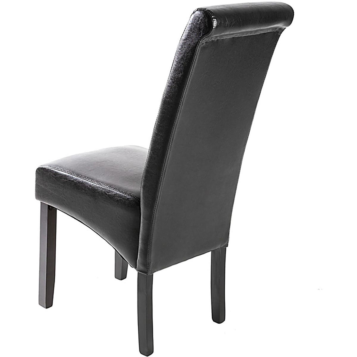 Ergonomic Dining Chairs  Set Of 6 - Black – image 2